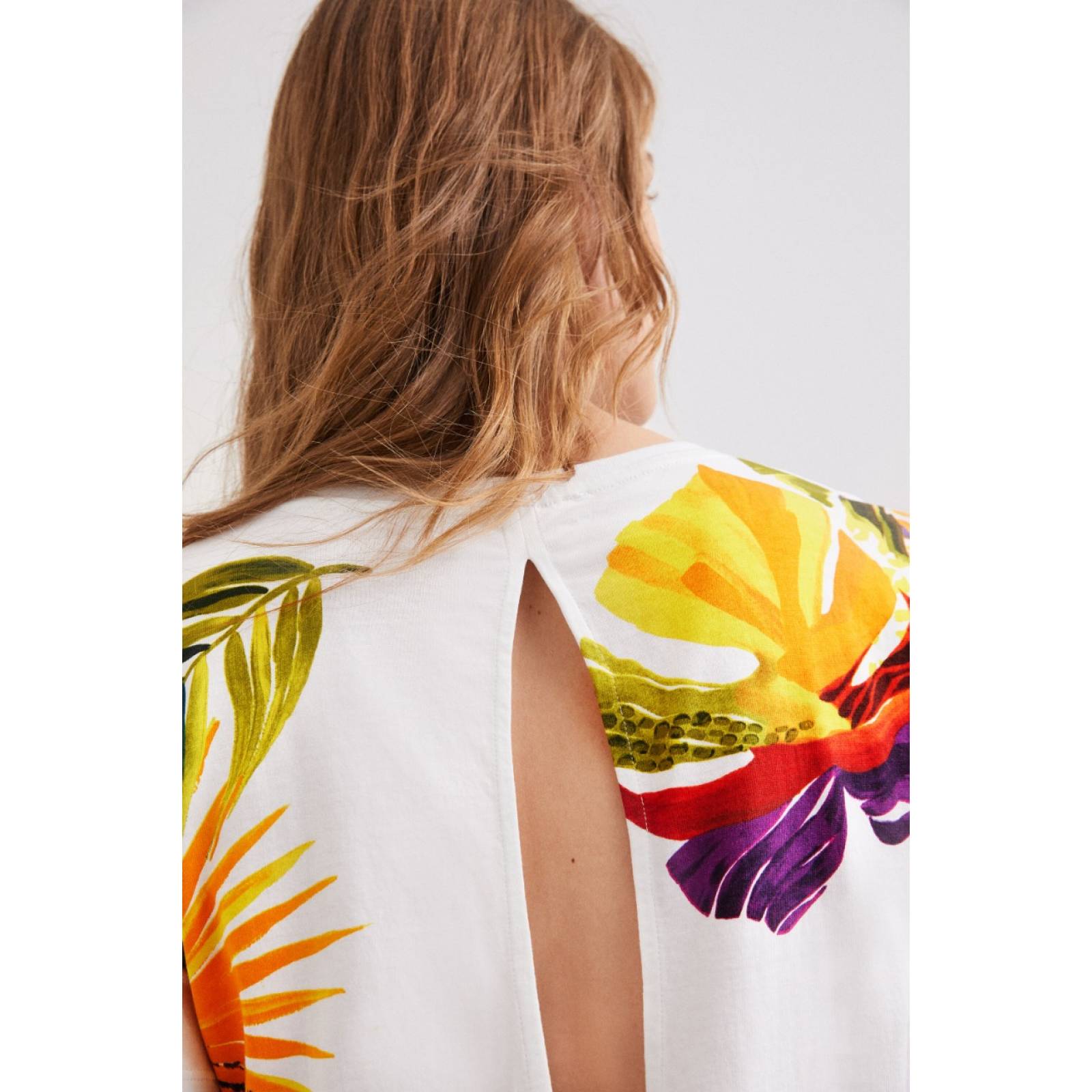 Blusa Estampado Tropical Dama Desigual 22SWTK78