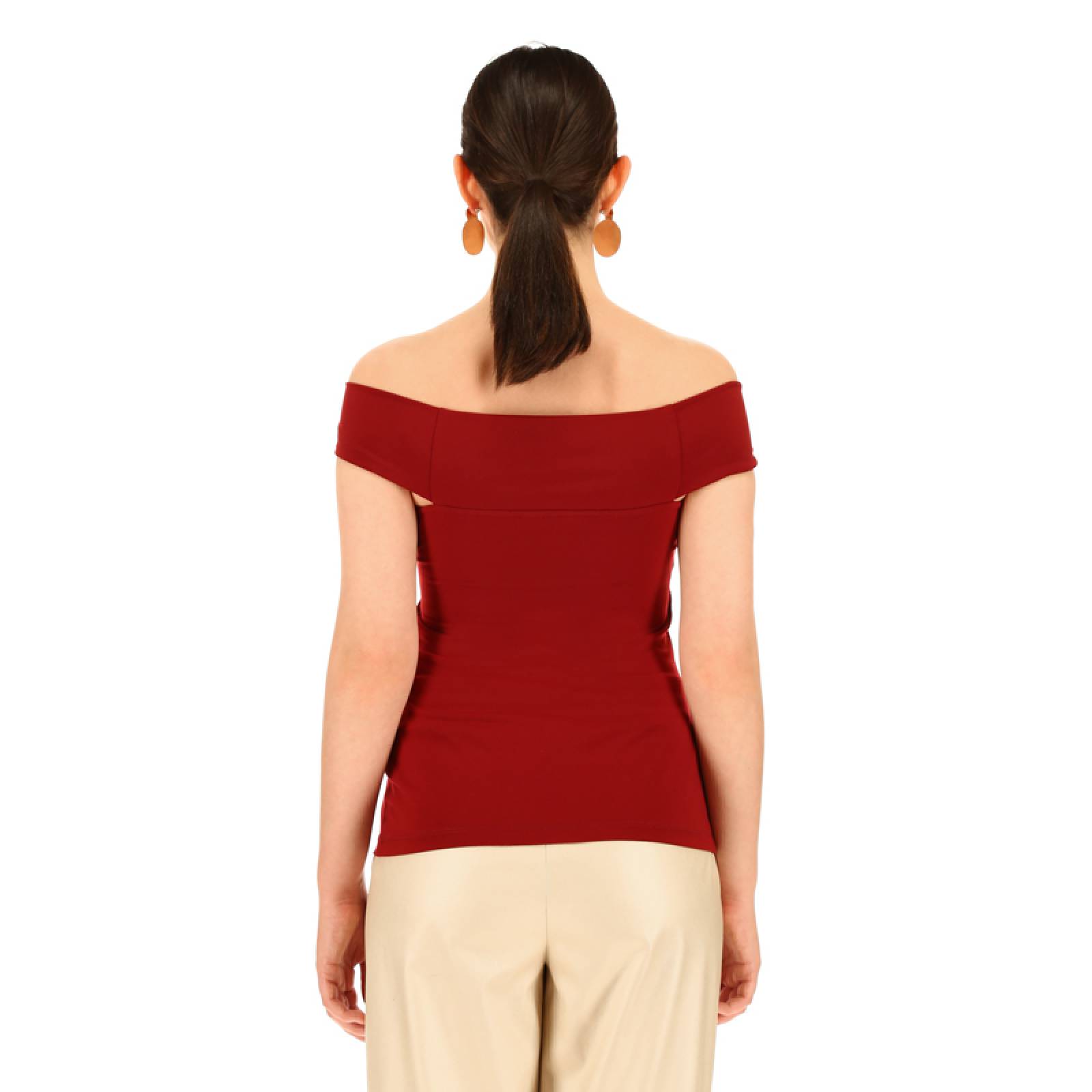 Blusa Cuello Caído Dama Nine West NW522002