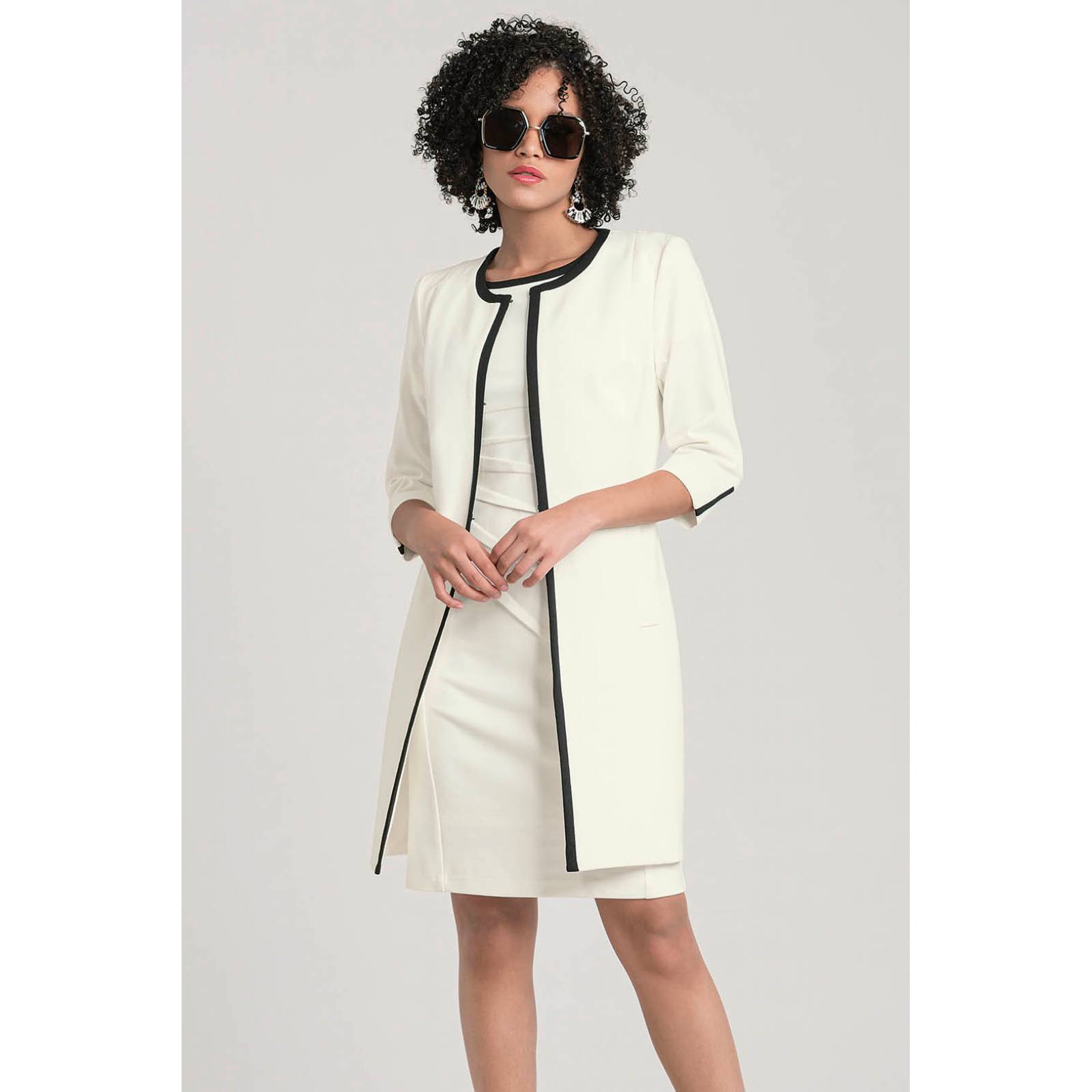 Conjunto Vestido y Saco Largo Dama Cherry 22721