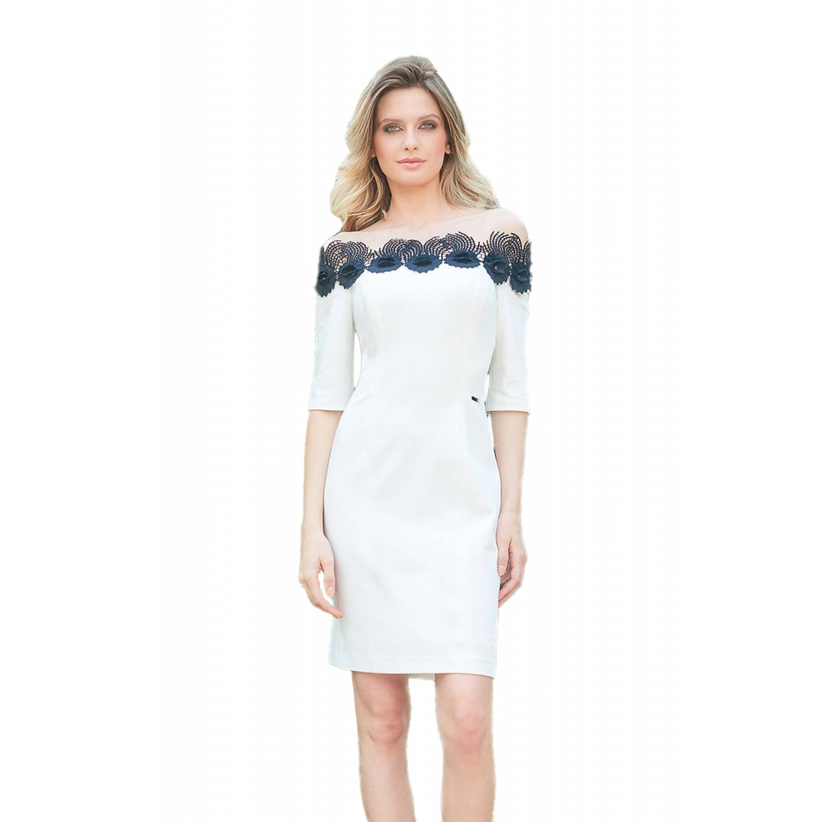 Vestido de Hombro Caído Dama Mussi 226429