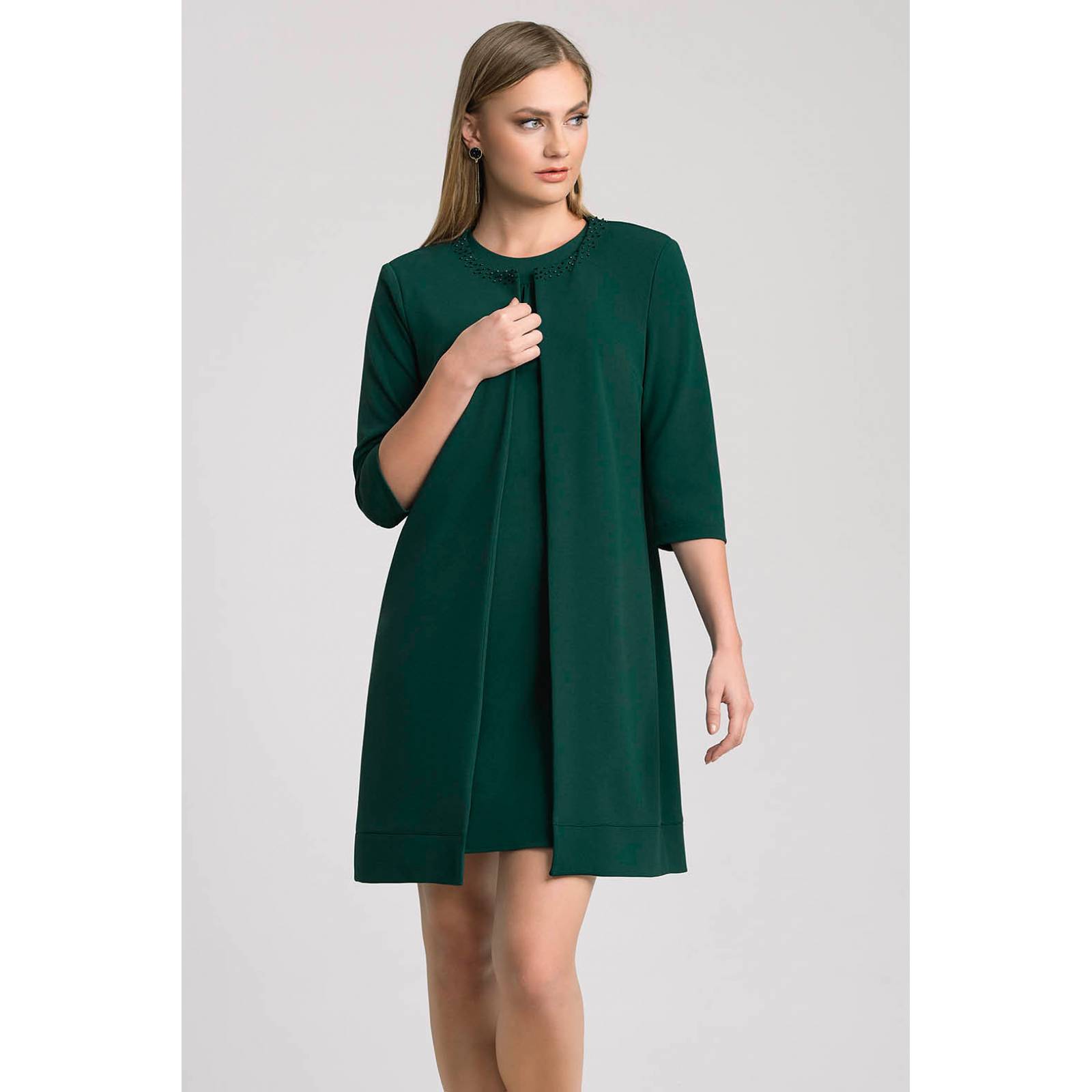 Conjunto Saco Y Vestido Dama Cherry 22223