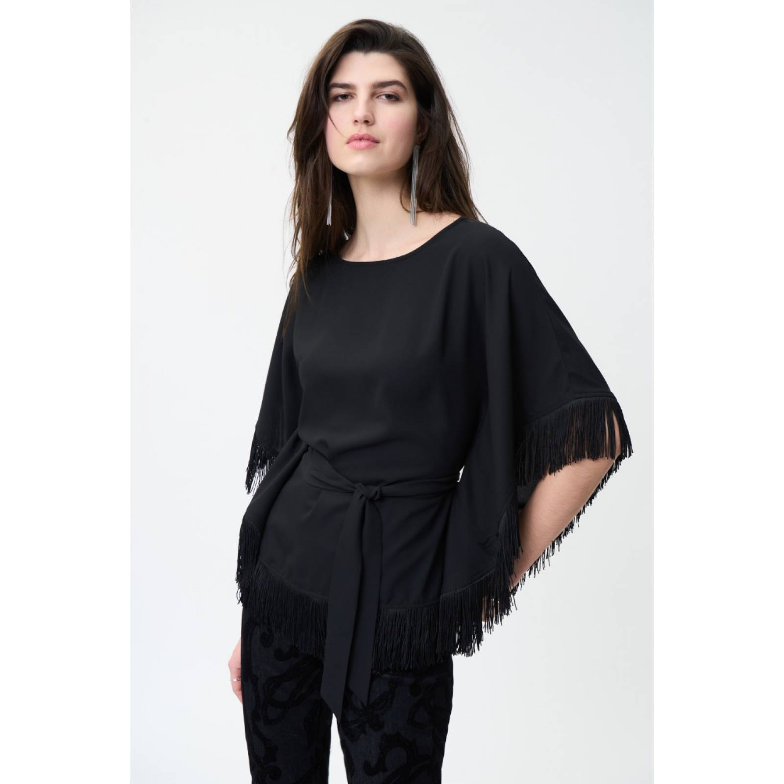 Blusa con Flecos Dama Joseph Ribkoff 224336