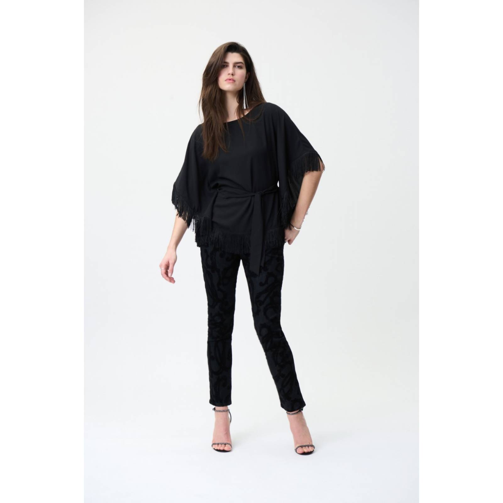 Blusa con Flecos Dama Joseph Ribkoff 224336
