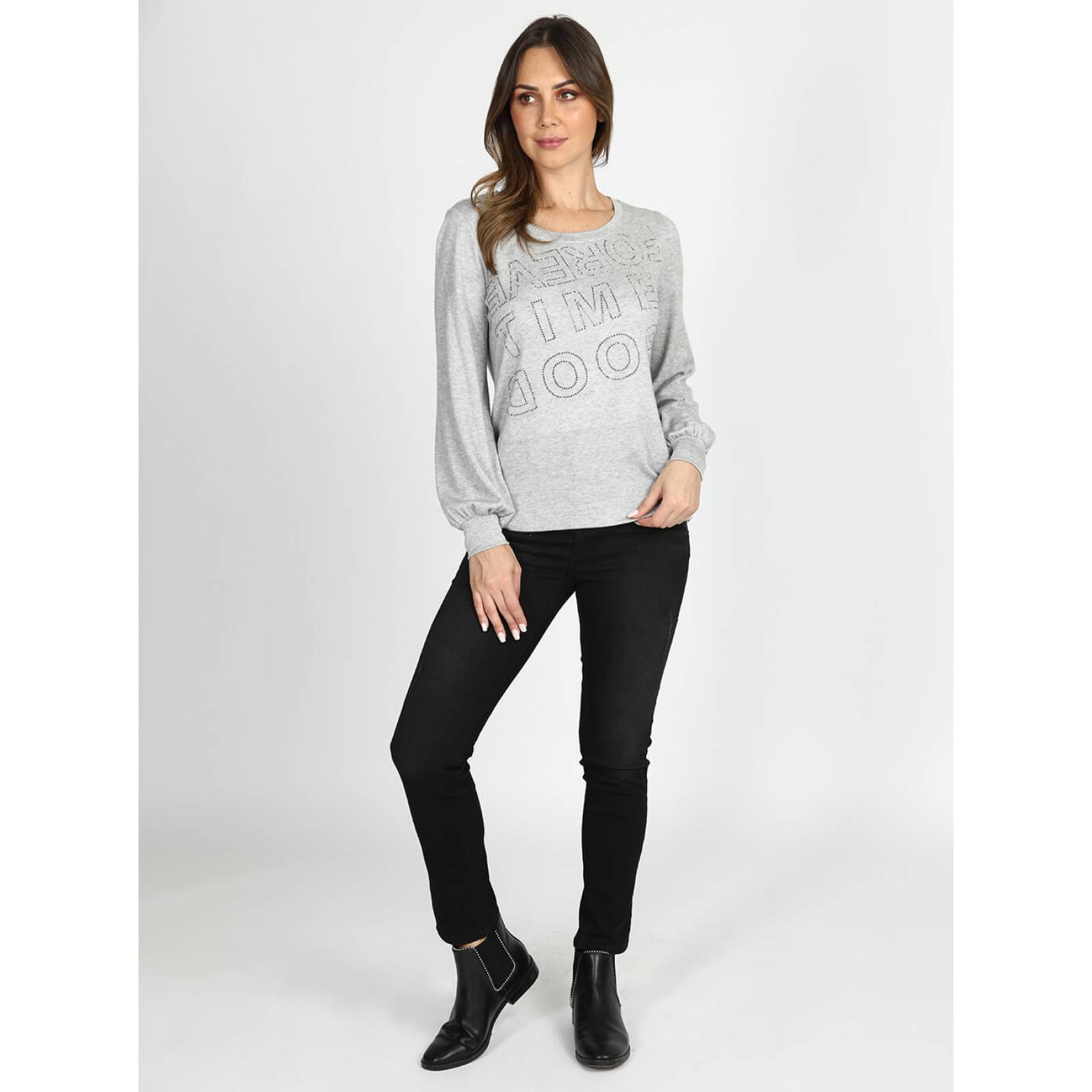 Sueter con escote redondo Foleys 222122