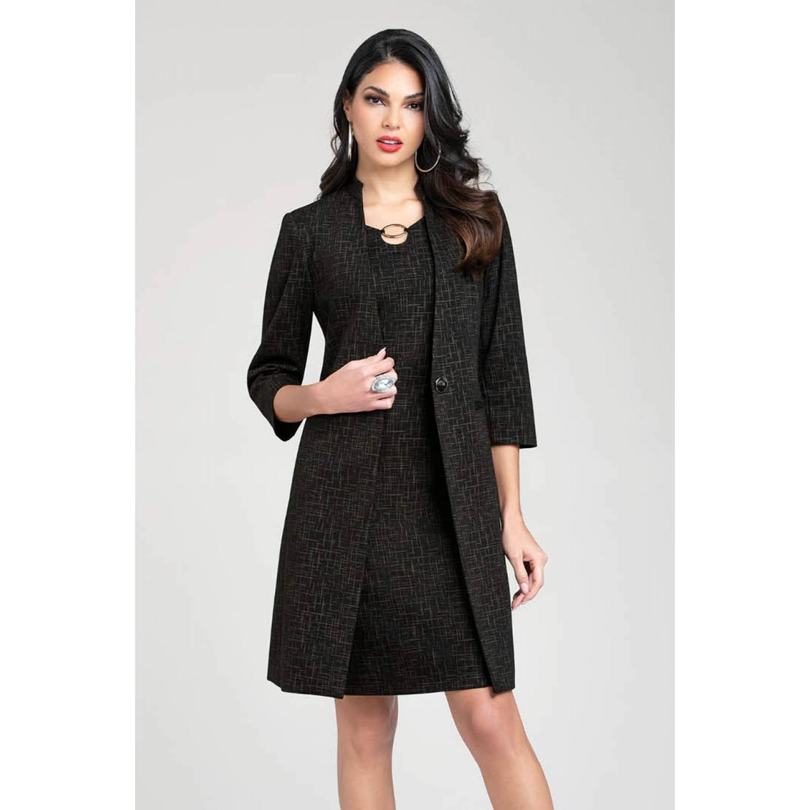 Saco sales vestido mujer