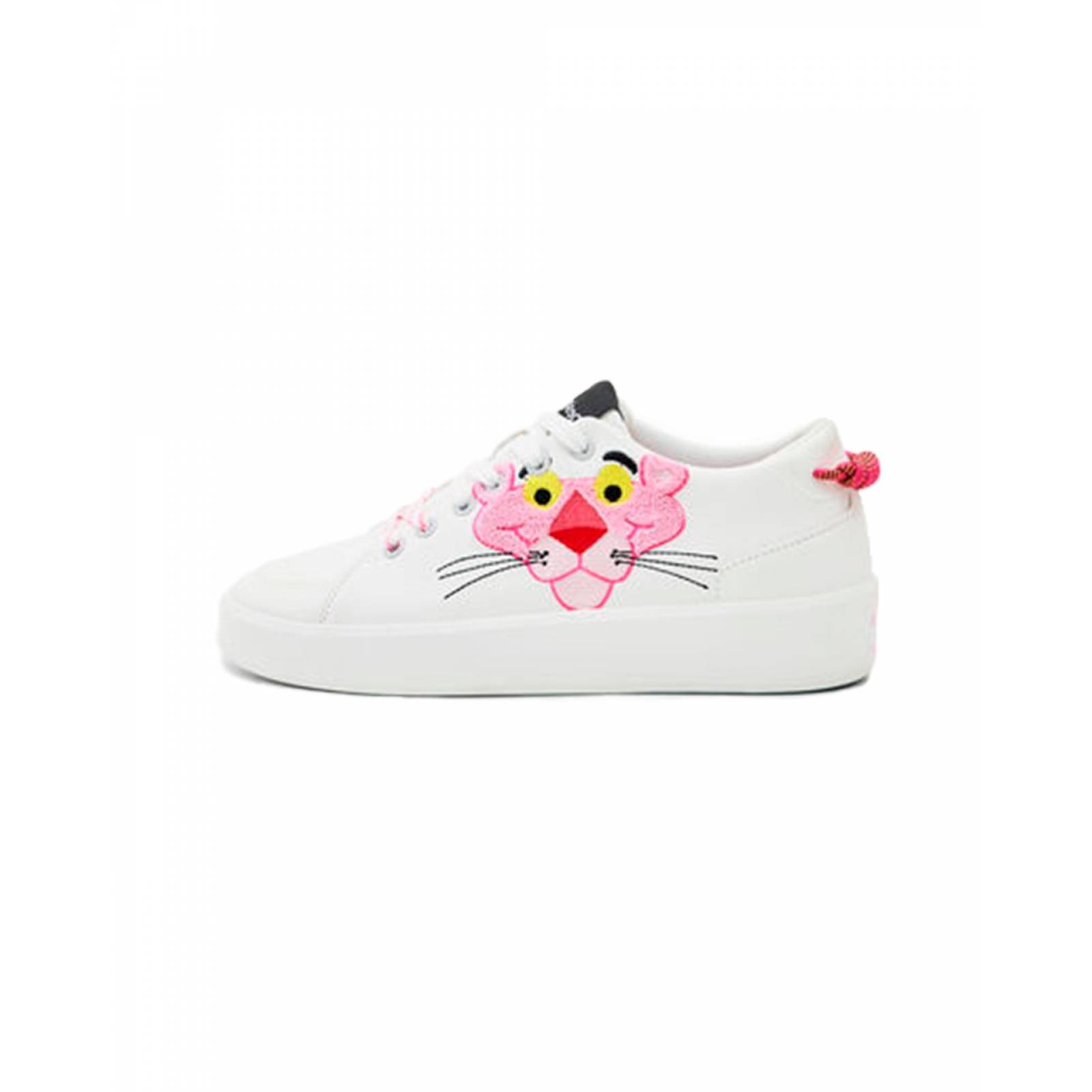 Tenis Liso con Agujeta Pantera Rosa Desigual 22WSKP19 