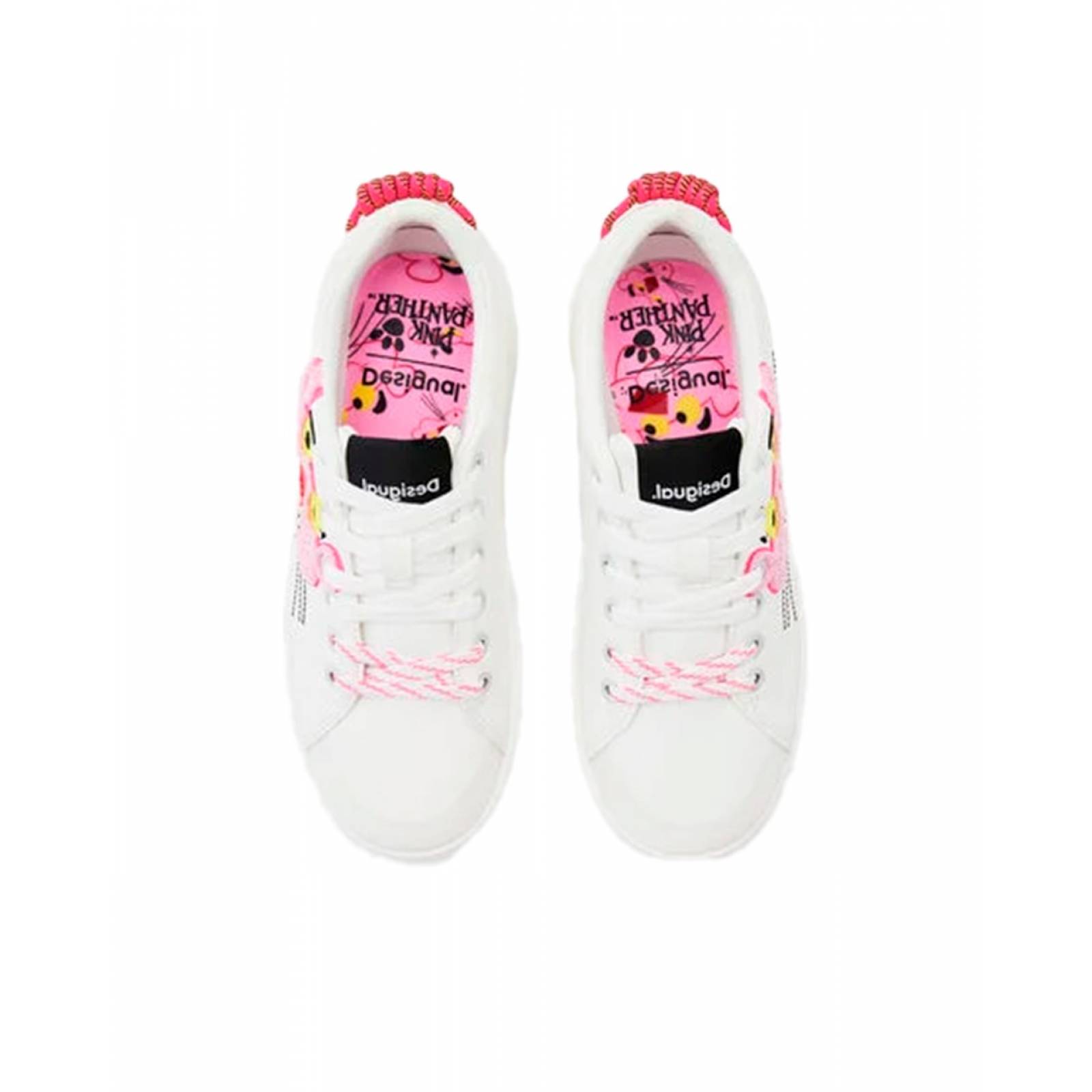 Tenis Liso con Agujeta Pantera Rosa Desigual 22WSKP19 