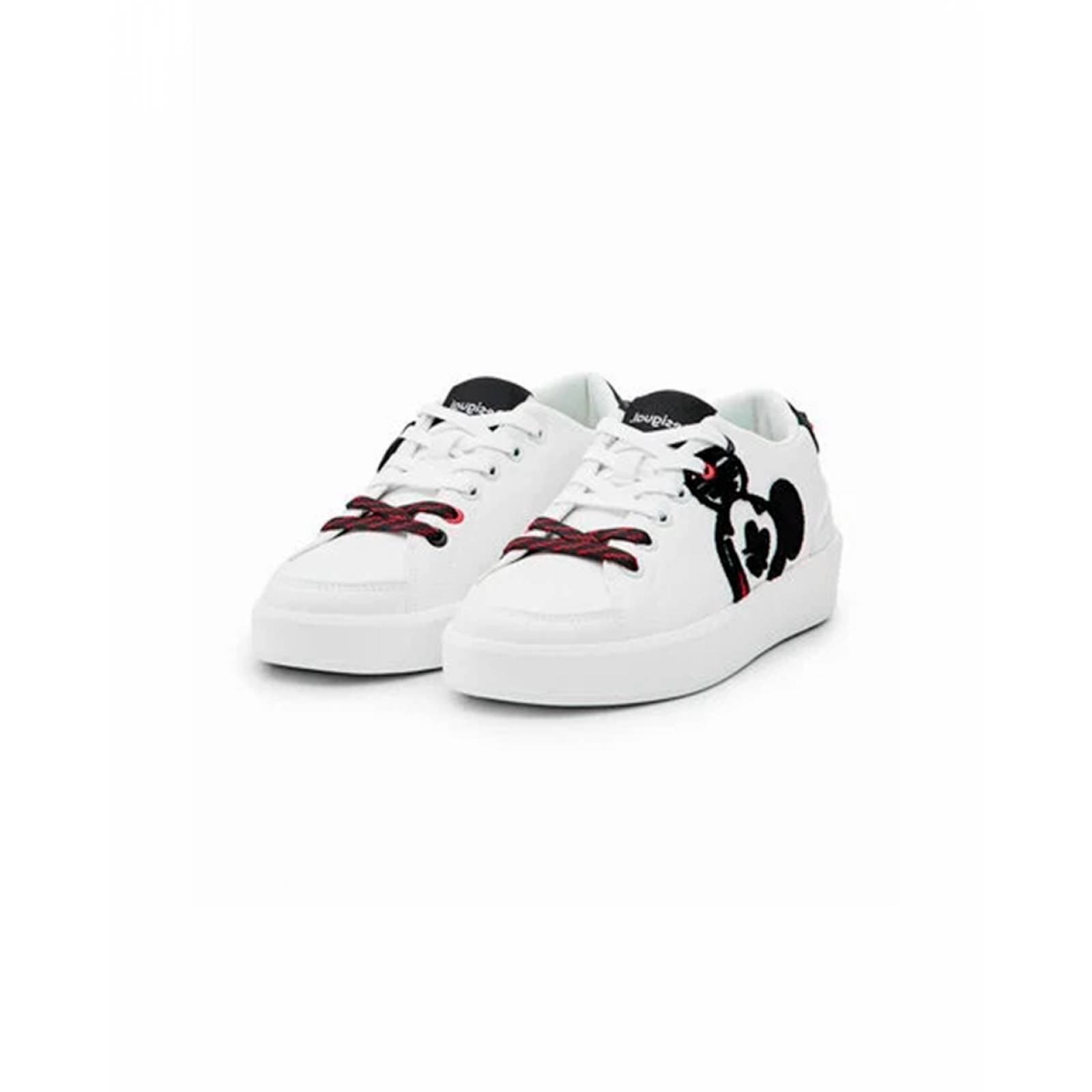 Tenis Blanco con Agujeta Mickey Mouse Desigual 22WSKP05 