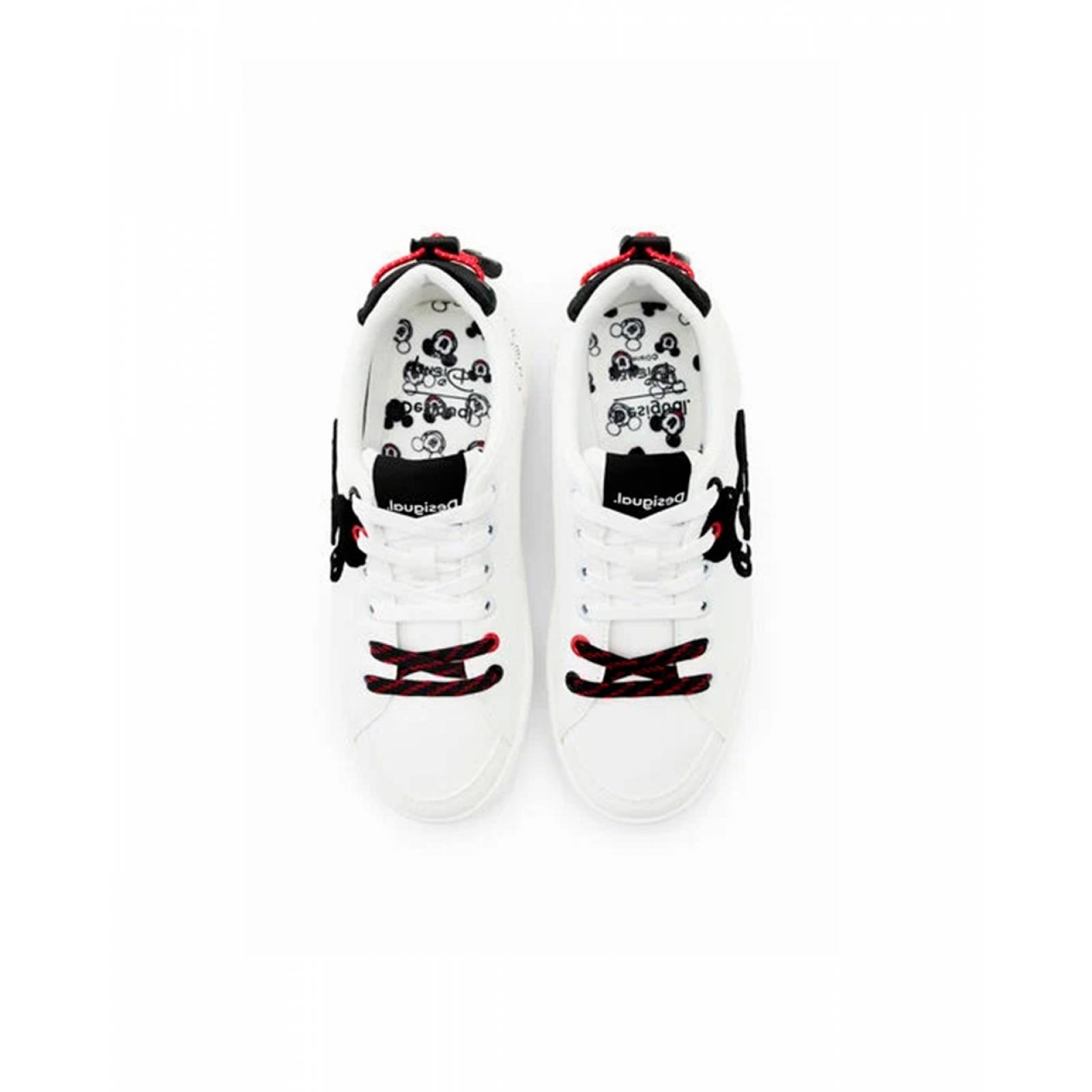 Tenis Blanco con Agujeta Mickey Mouse Desigual 22WSKP05 