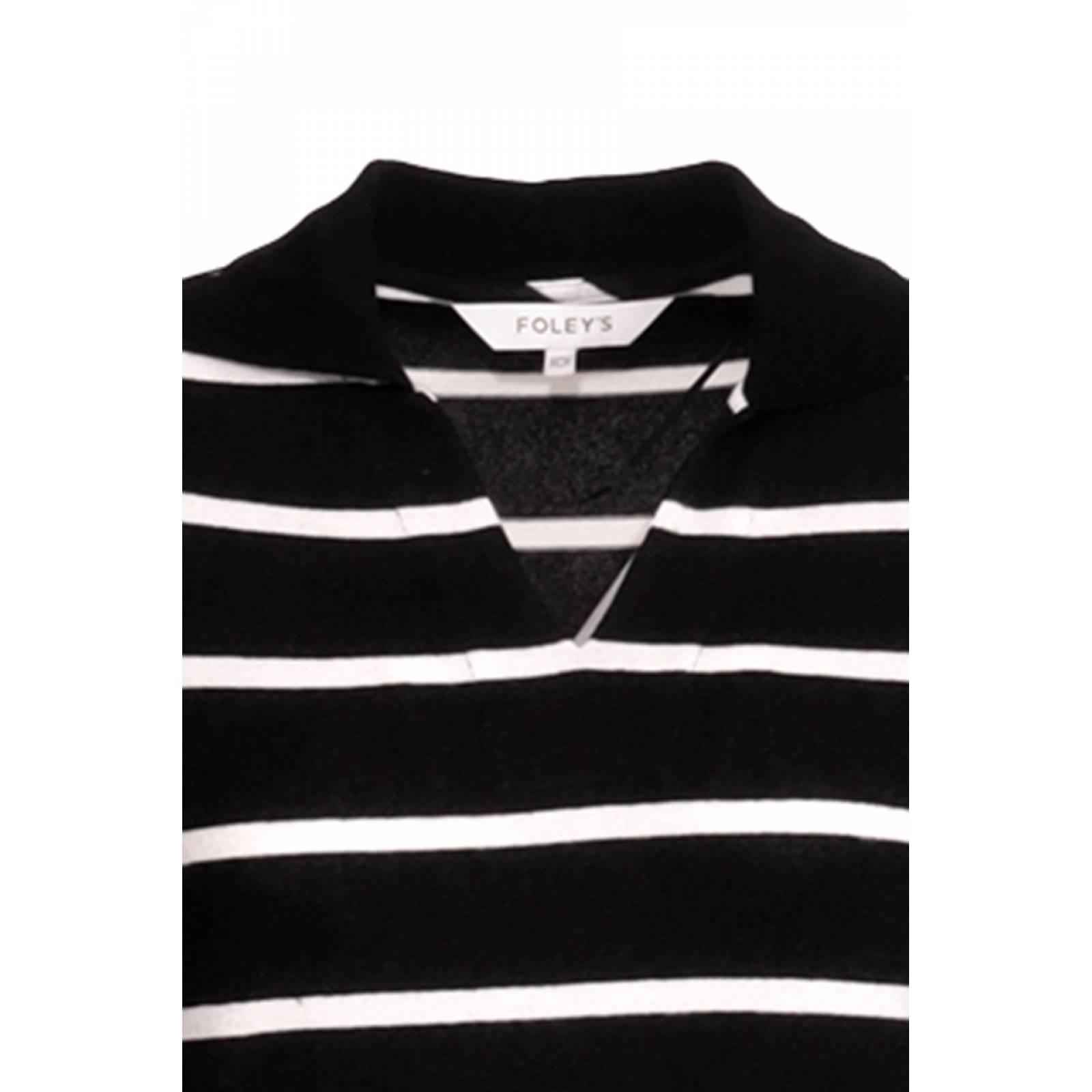 Sueter Cerrado Cuello V Rayas Mujer Foleys 222821 