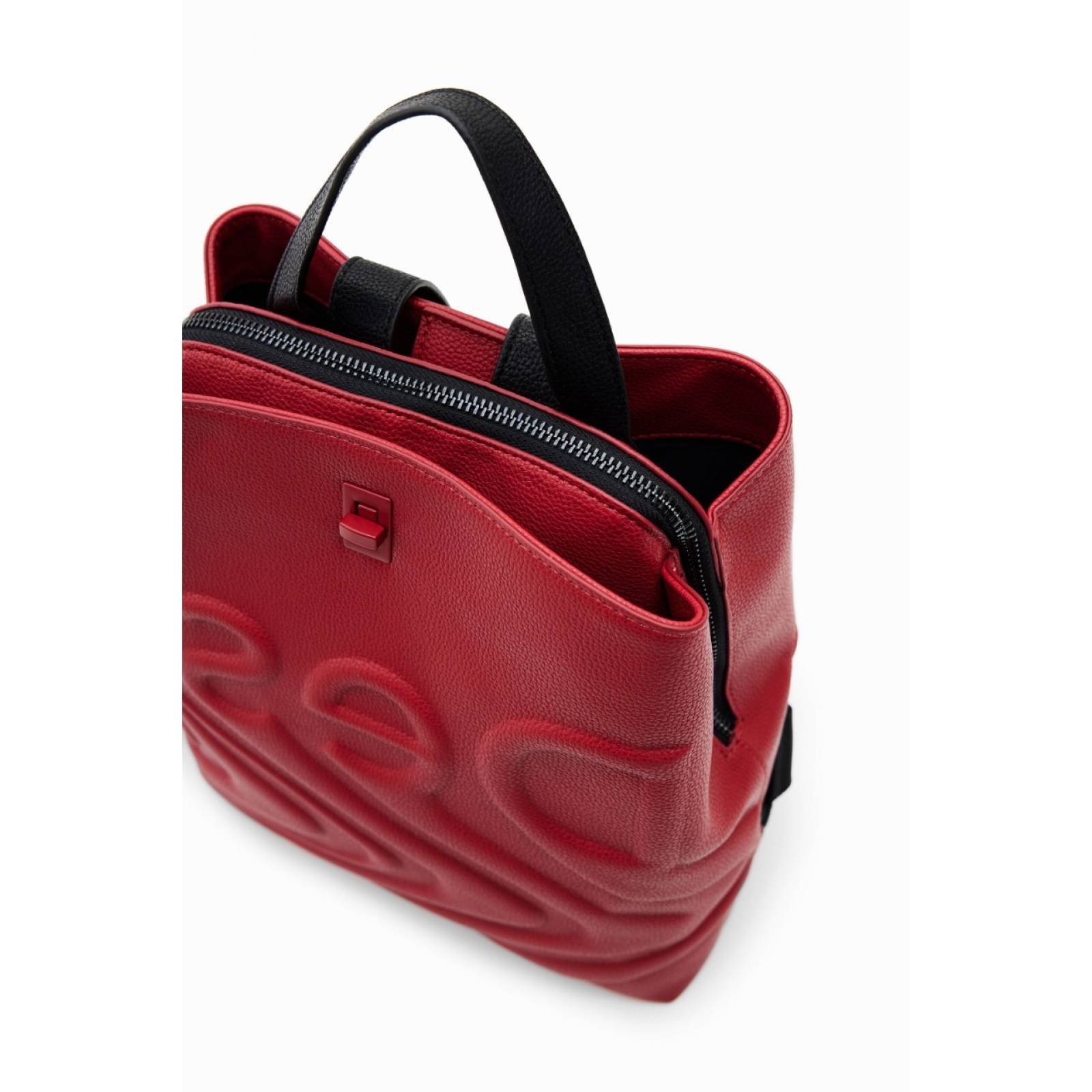 Mochila pequeña con letras al frente Desigual 22WAKP19 