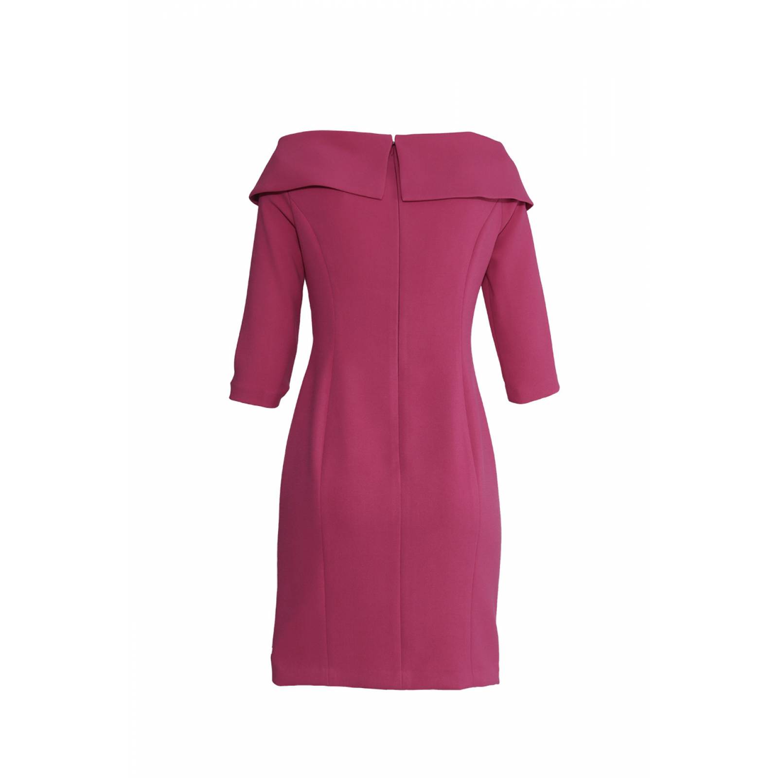 Vestido liso manga 3/4 Mussi 226491