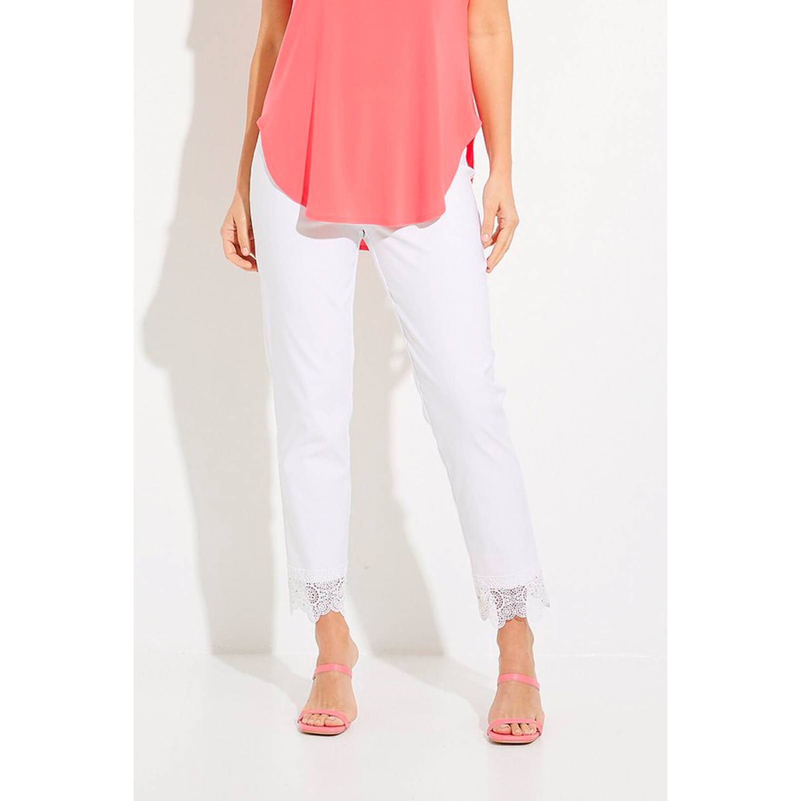 Pantalon Capri de Tiro Alto Encaje Joseph Ribkoff 231021 