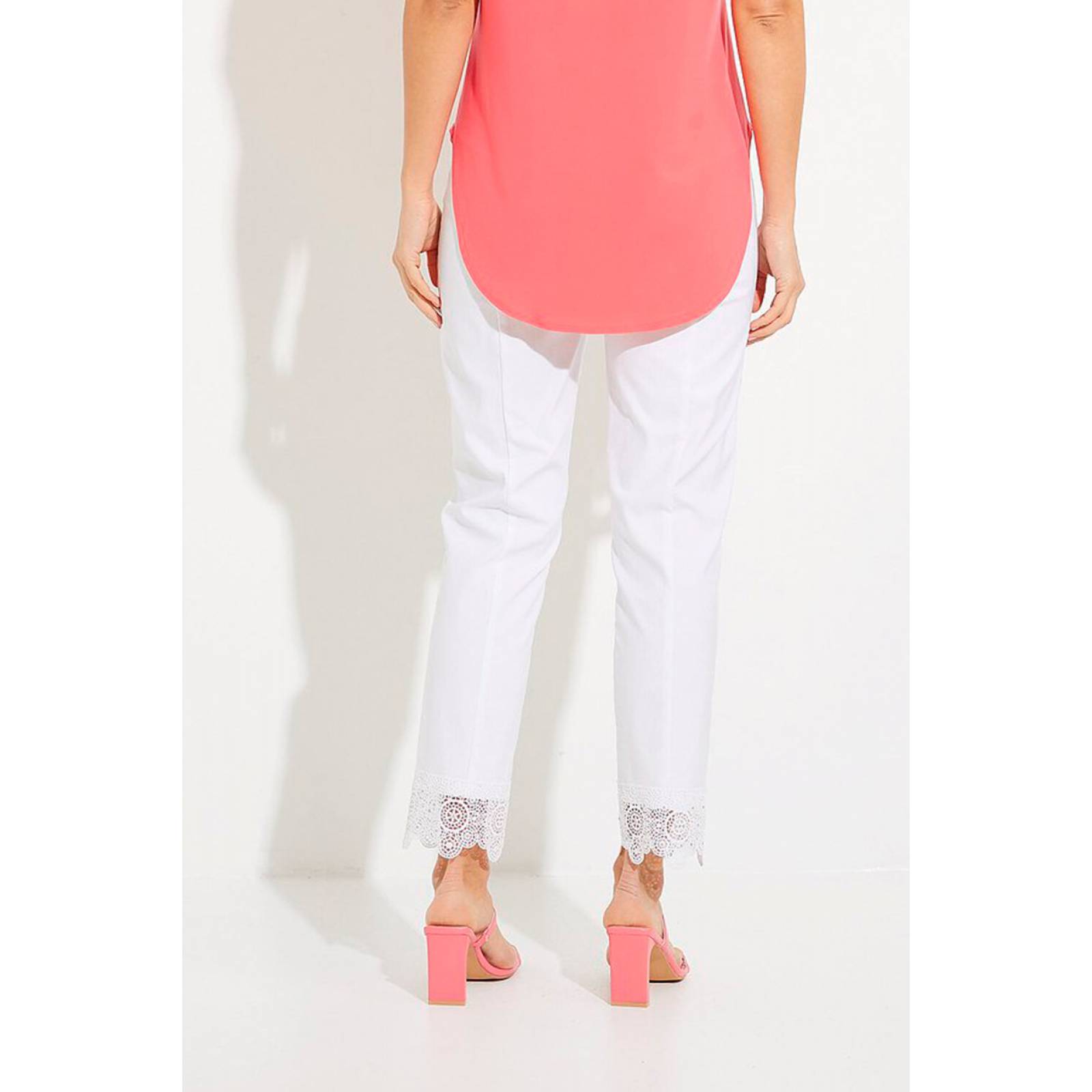 Pantalon Capri de Tiro Alto Encaje Joseph Ribkoff 231021 