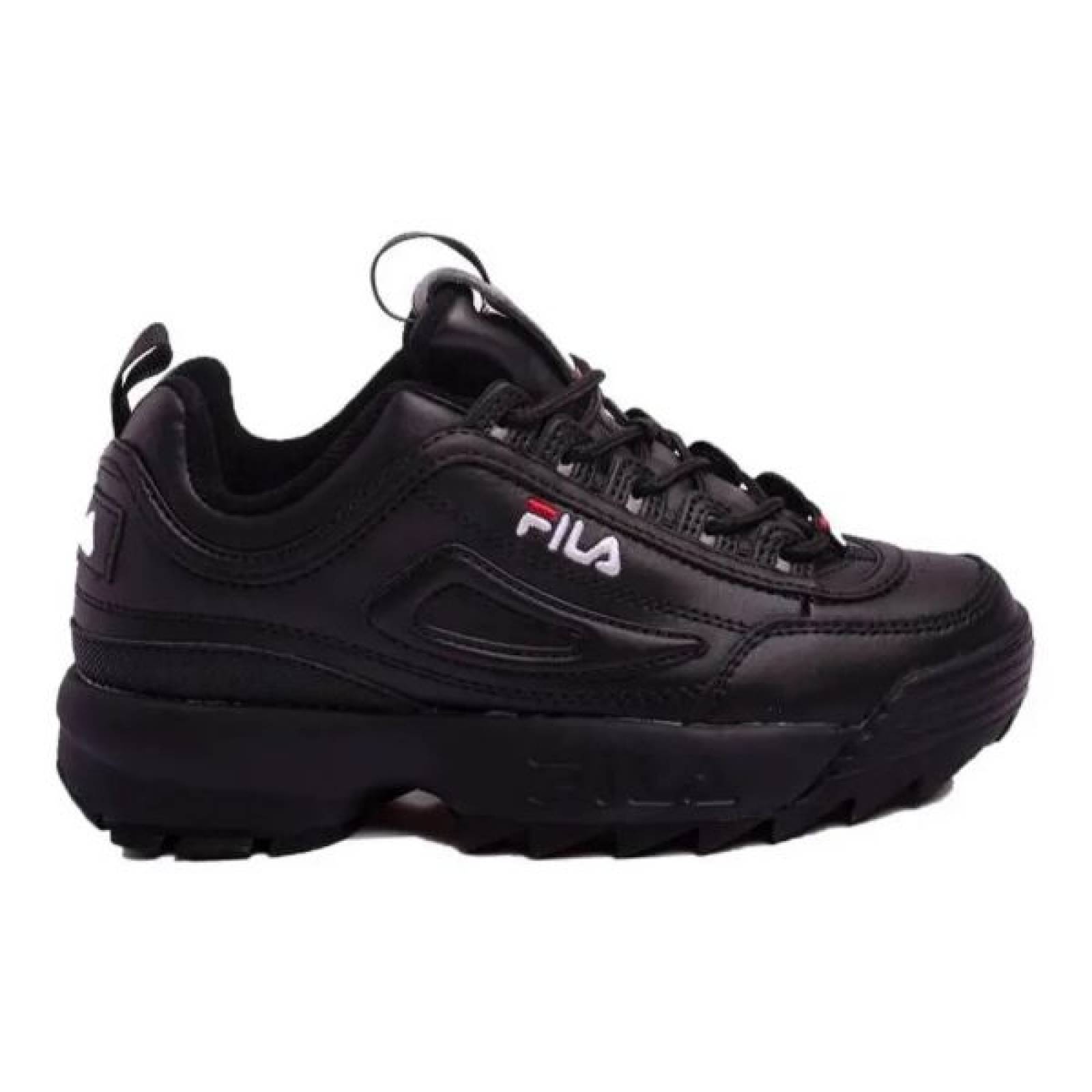 TENIS FILA 1FM00622 021 DISRUPTOR 2 PREMIUM NEGRO Hombre