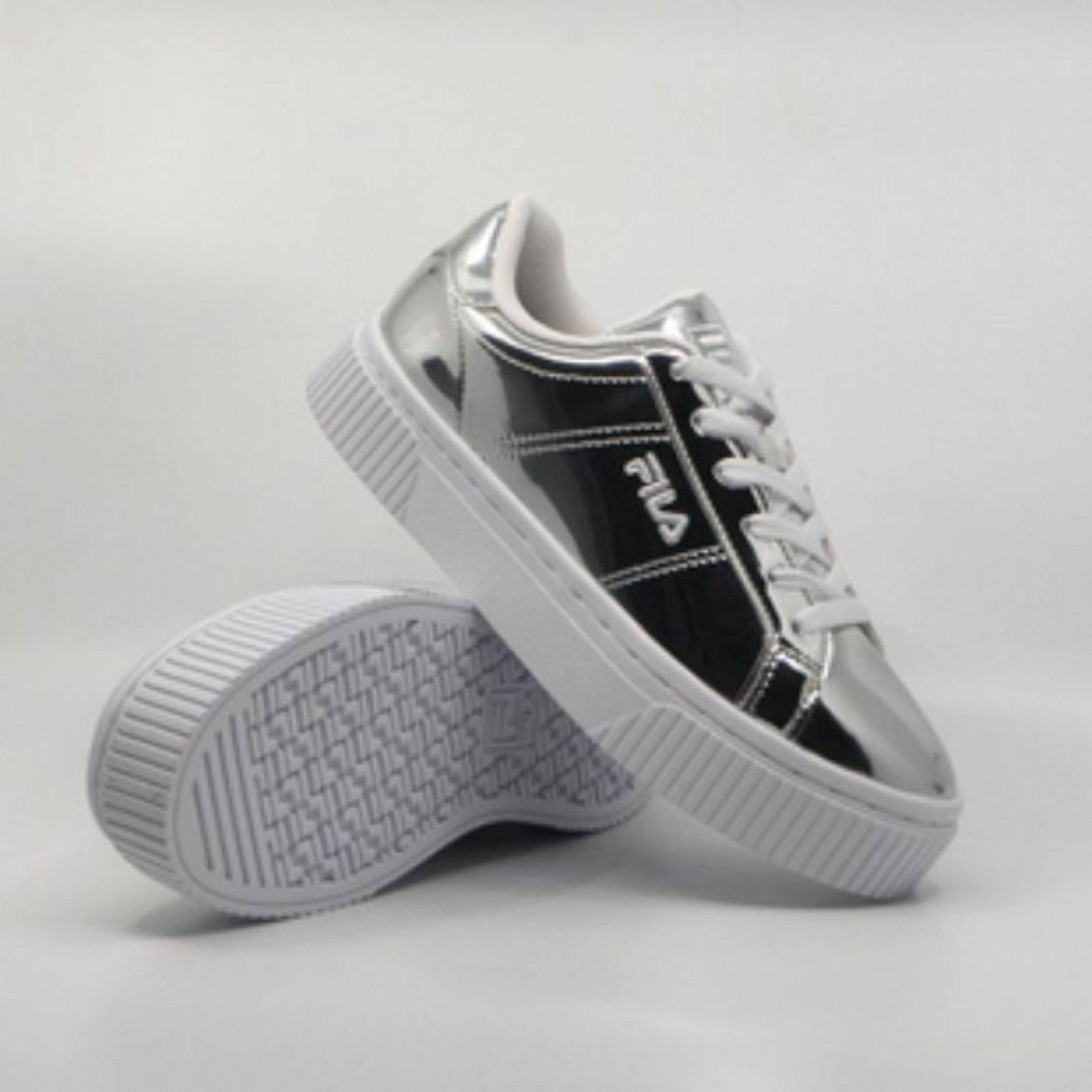 Tenis discount fila plata