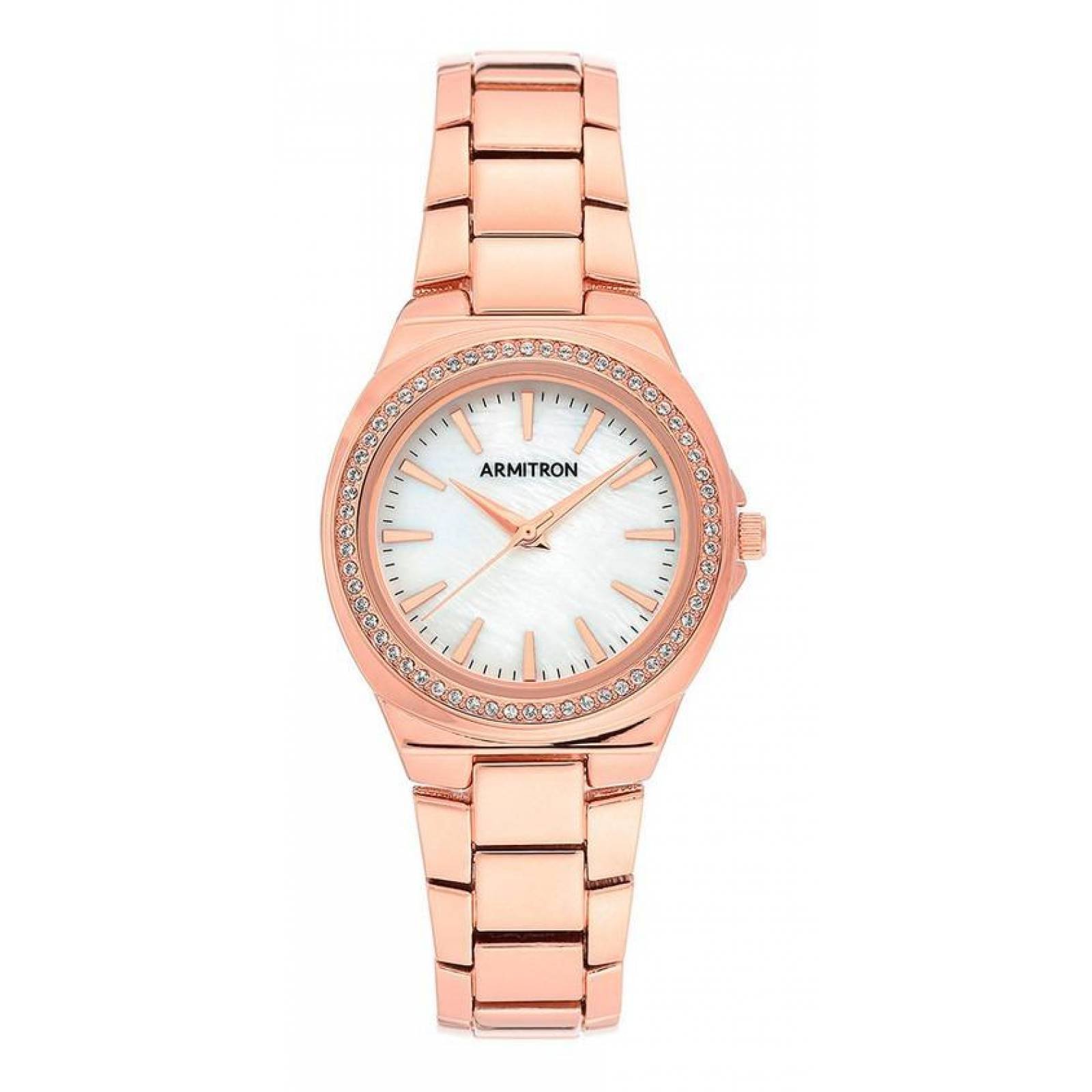 Reloj Armitron Para Dama Color Oro Rosa 755676mprg 
