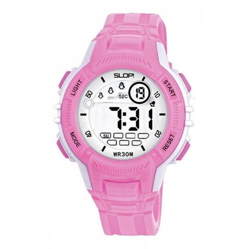 Reloj Slop Para Niña Color Rosa Sw820112 
