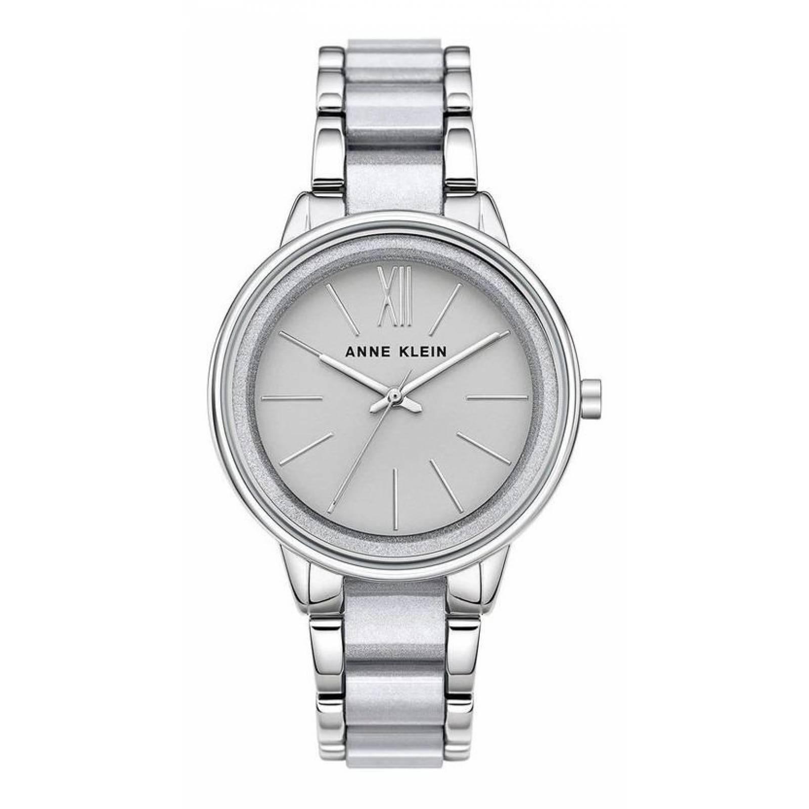 Reloj Anne Klein Para Dama Color Plateado Ak1413lgsv 