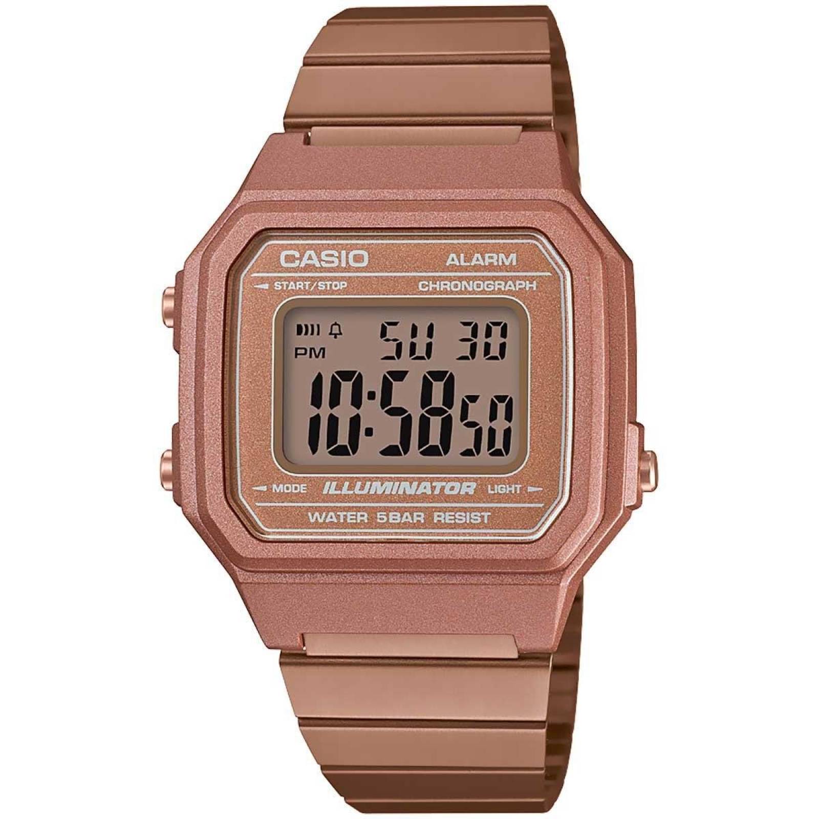 Reloj Casio Vintage para Mujer Color Rosa B650WC-5AVT 