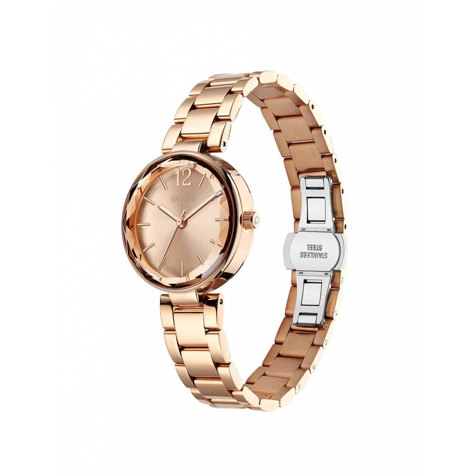 Reloj de Pulsera Enso para Mujer Oro Rosa EW9309L2 