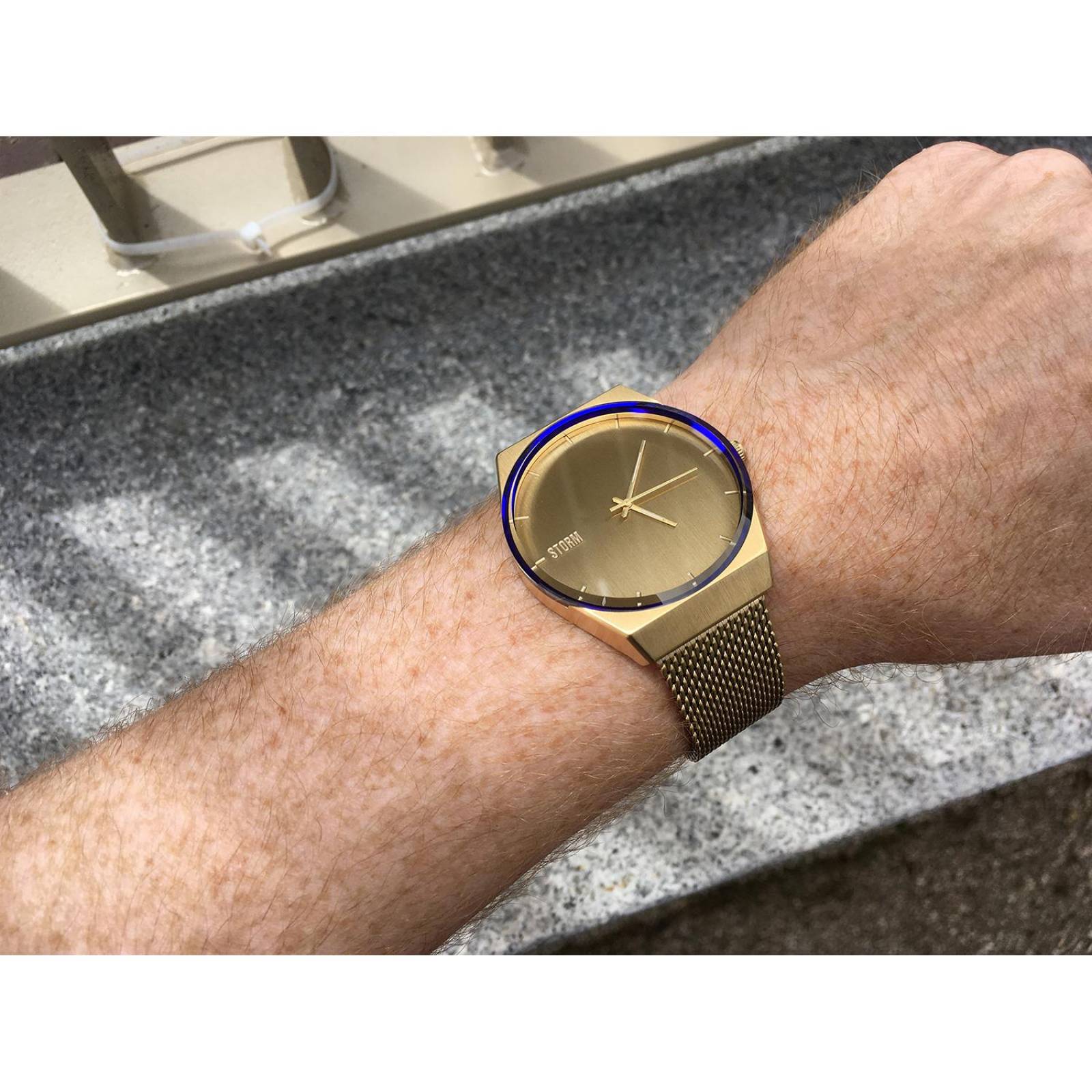 Reloj Para Caballero Storm Cirero Gold 47477/Gd 