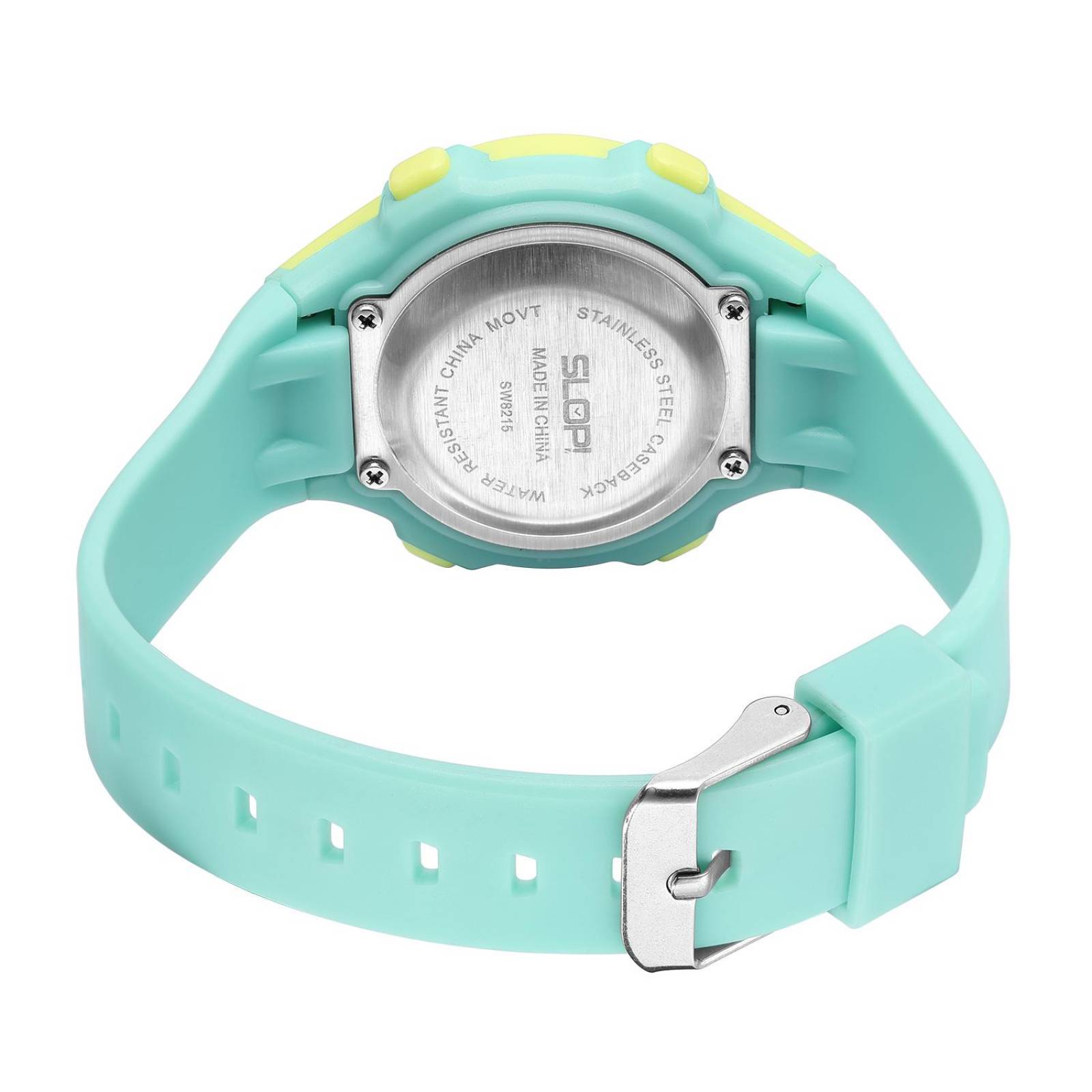 Relojes Para Niño Digital Slop Sw82155 Verde 