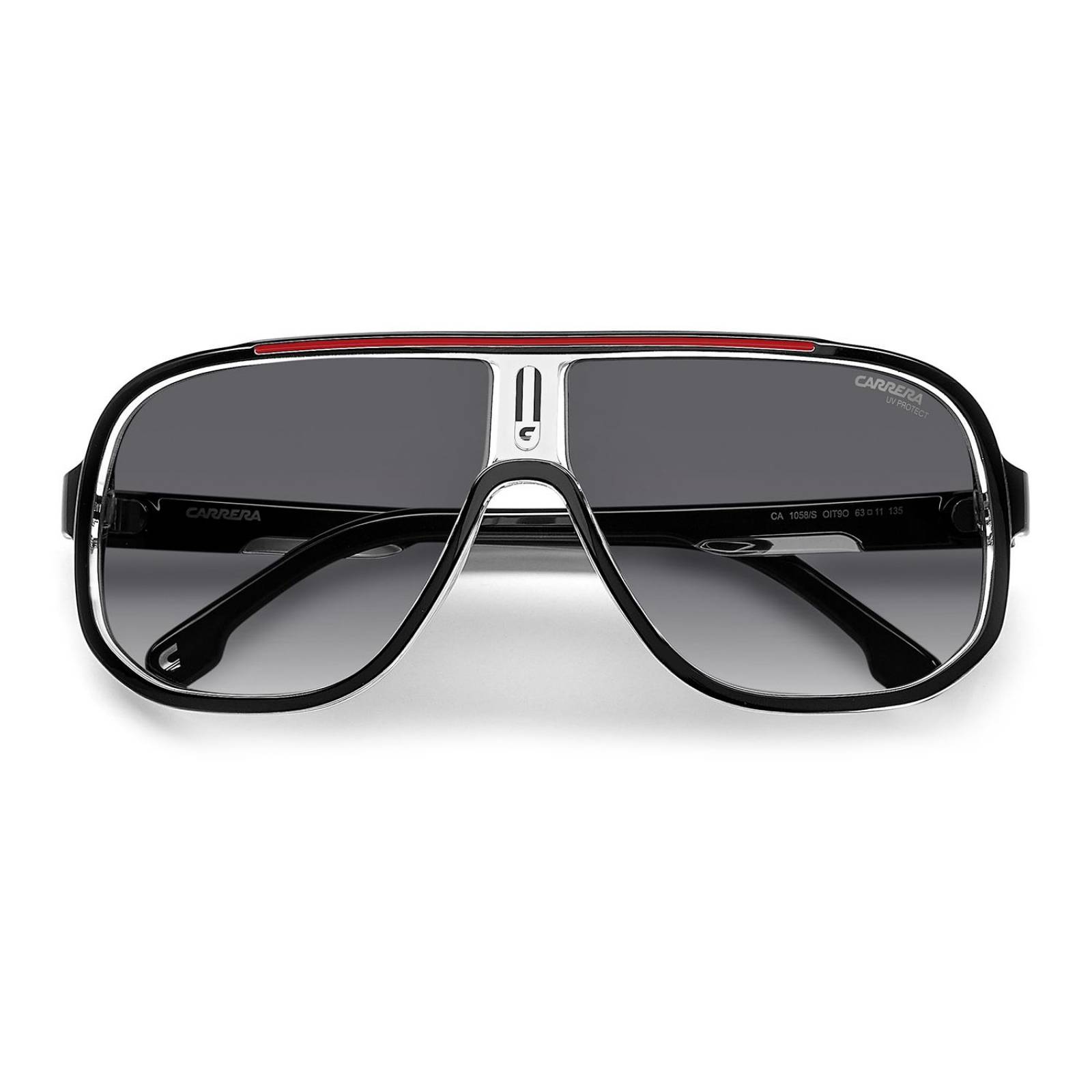 Lentes de Sol Carrera Hombre 205784OIT639O Negro-Rojo