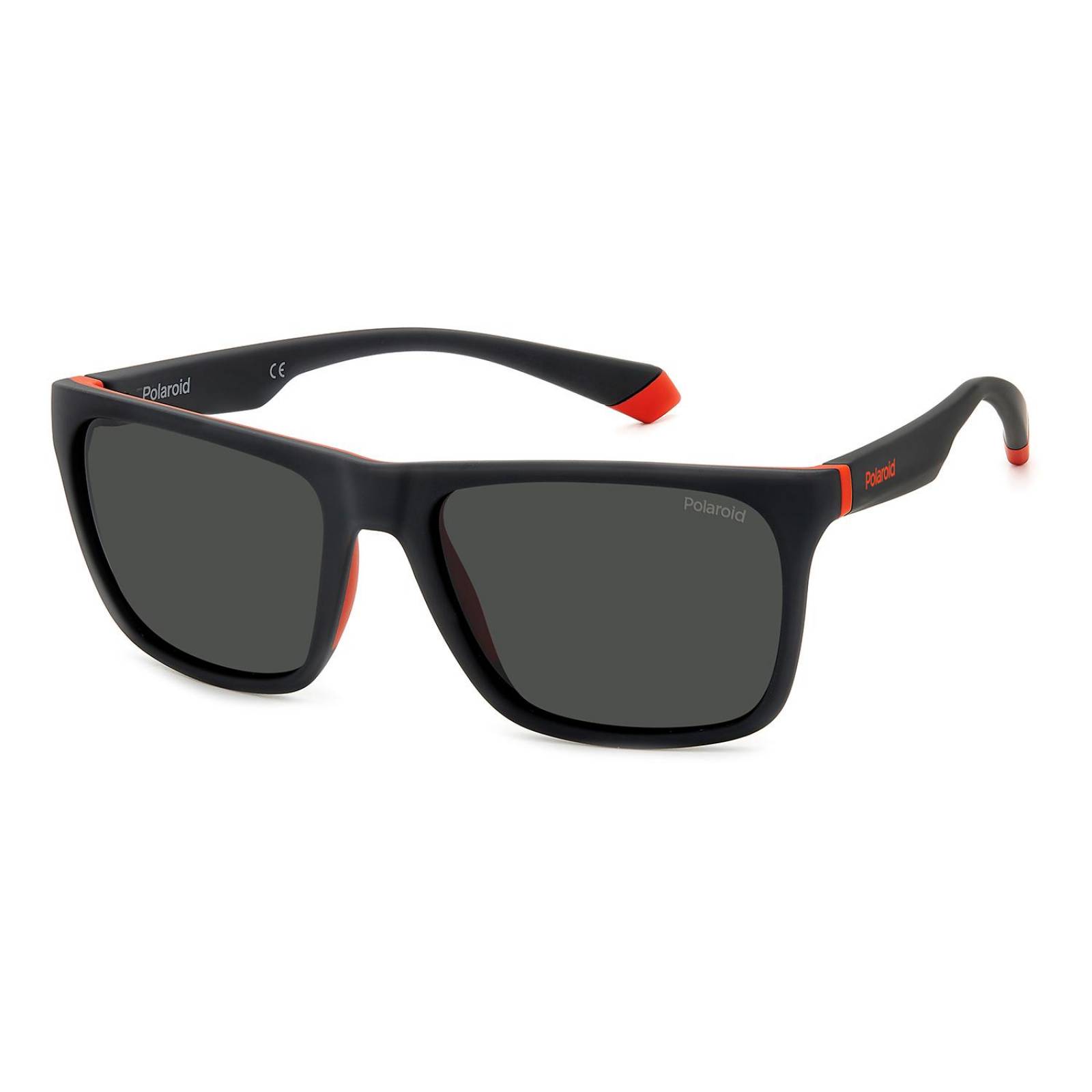 Lentes de Sol Polaroid Unisex 205718BLX56M9 Negro-Rojo 
