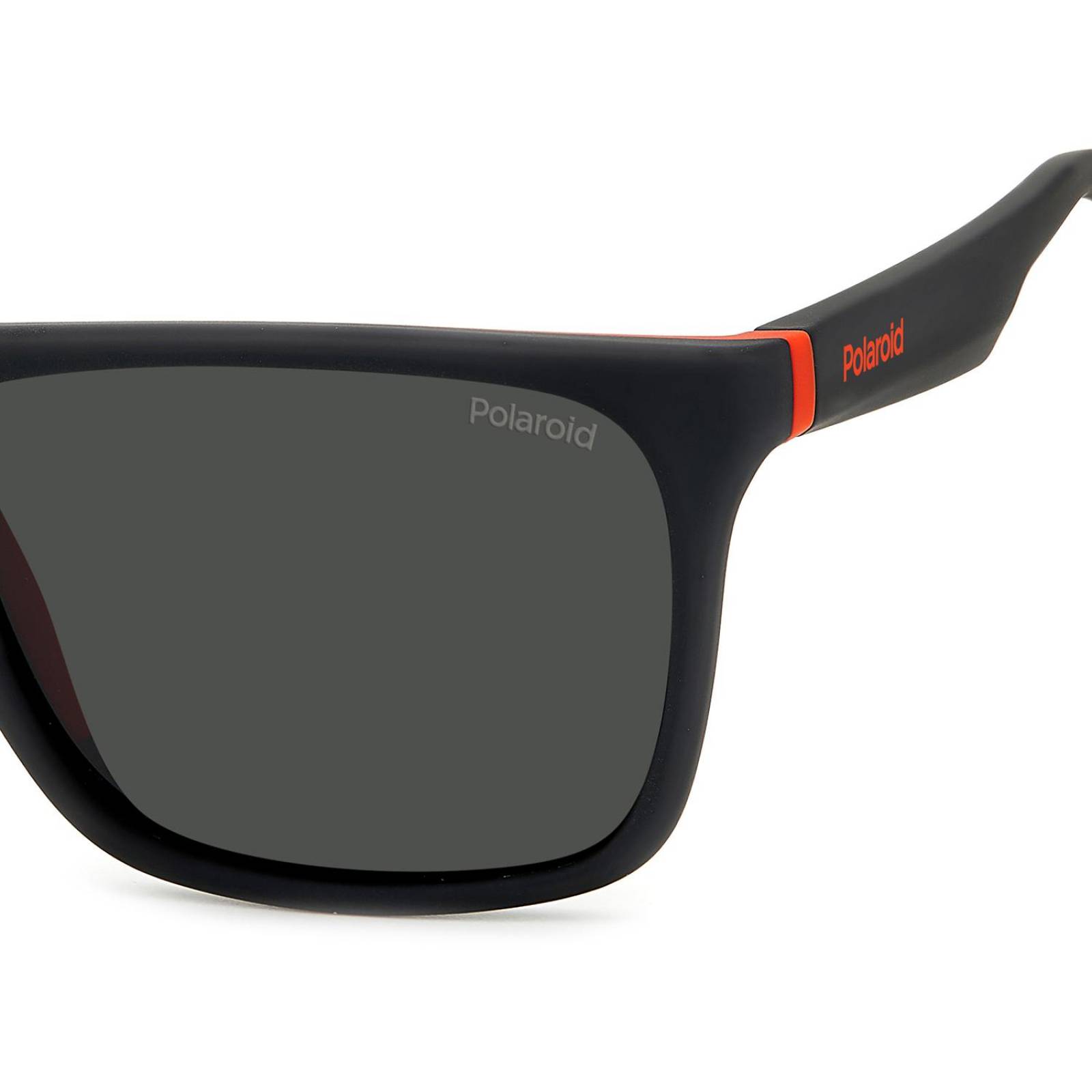Lentes de Sol Polaroid Unisex 205718BLX56M9 Negro-Rojo 