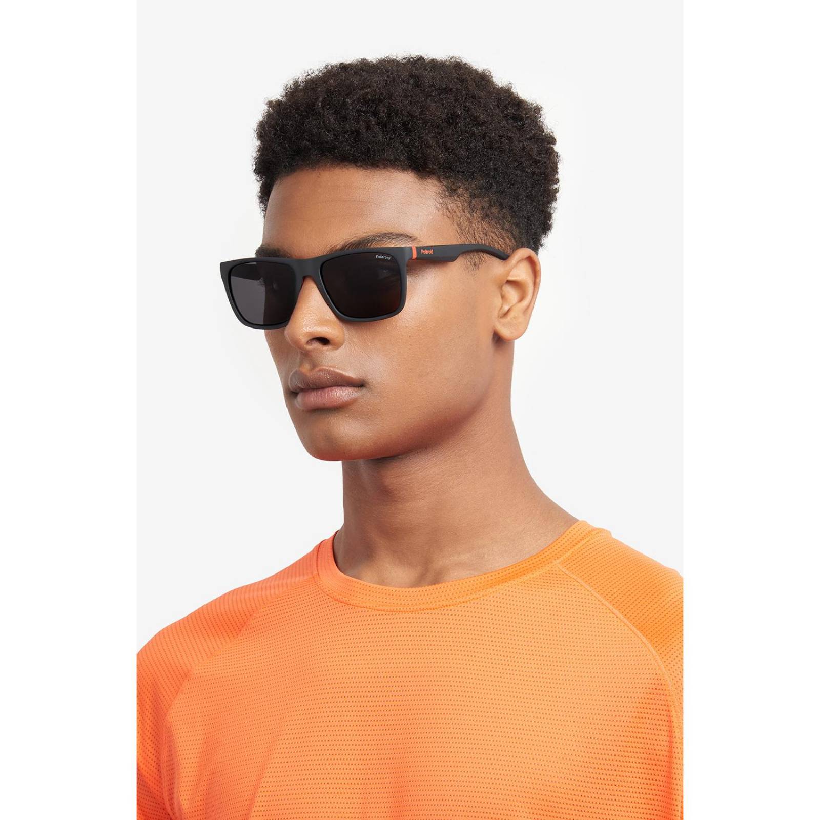 Lentes de Sol Polaroid Unisex 205718BLX56M9 Negro-Rojo 