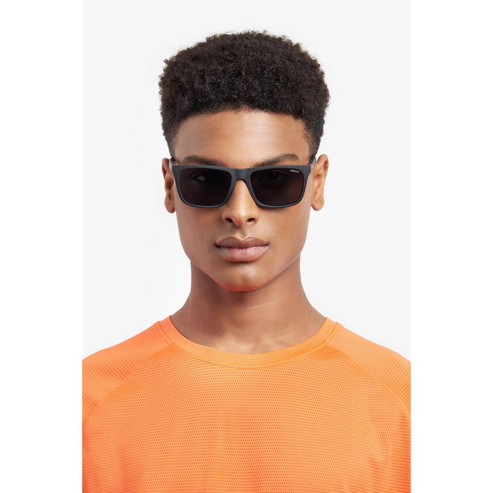 Lentes de Sol Polaroid Unisex 205718BLX56M9 Negro-Rojo 