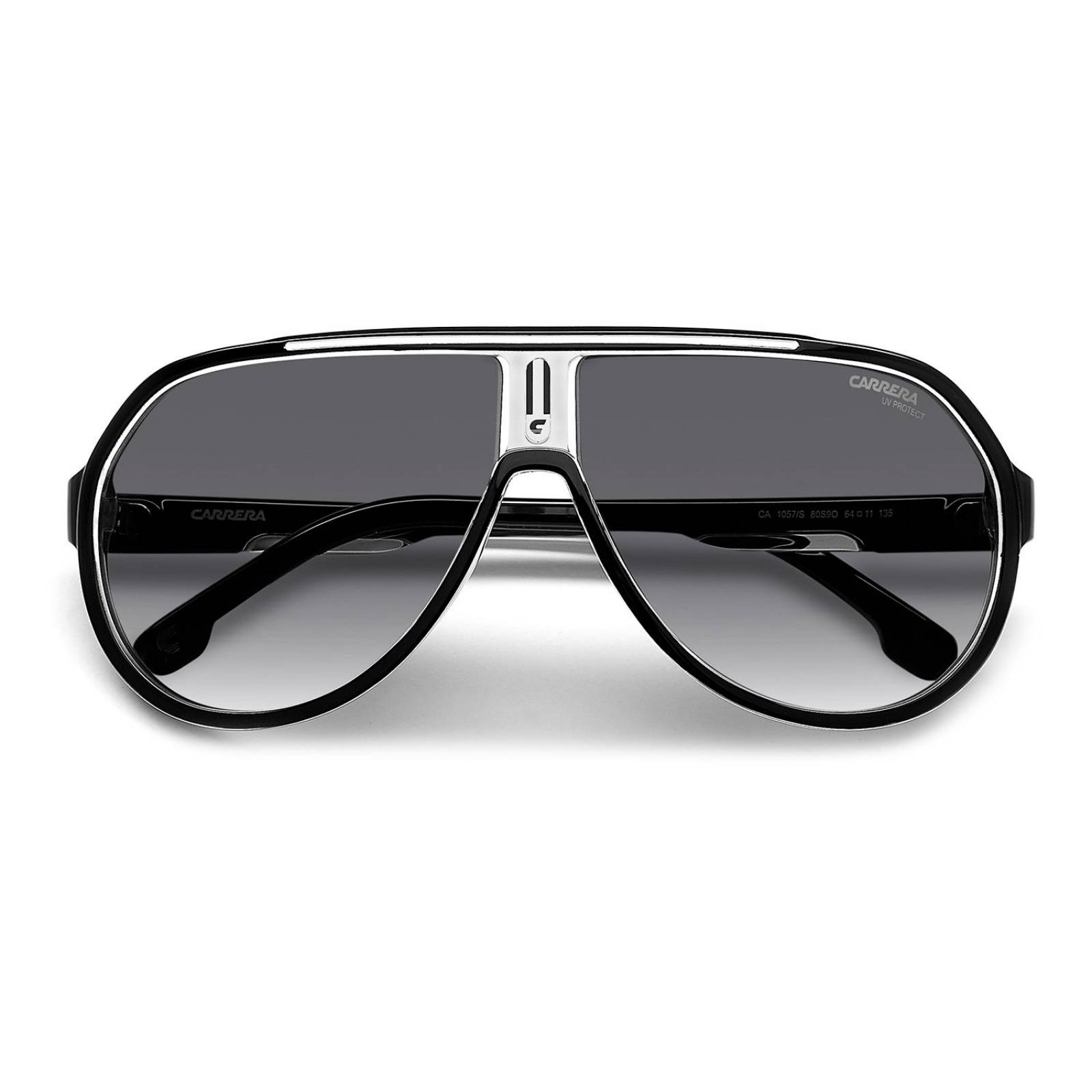 Lentes de Sol Carrera Hombre 20578380S649O Negro-Blanco 