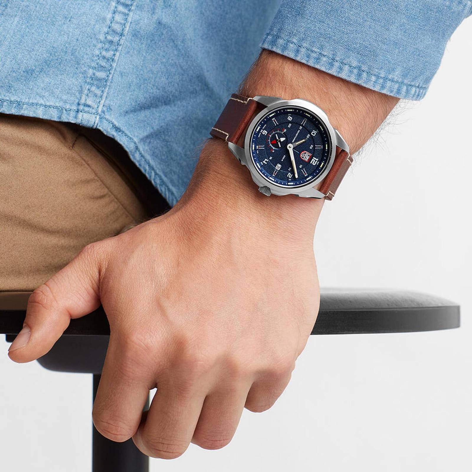 Reloj de Pulsera Luminox para Hombre XL.1763 Café 