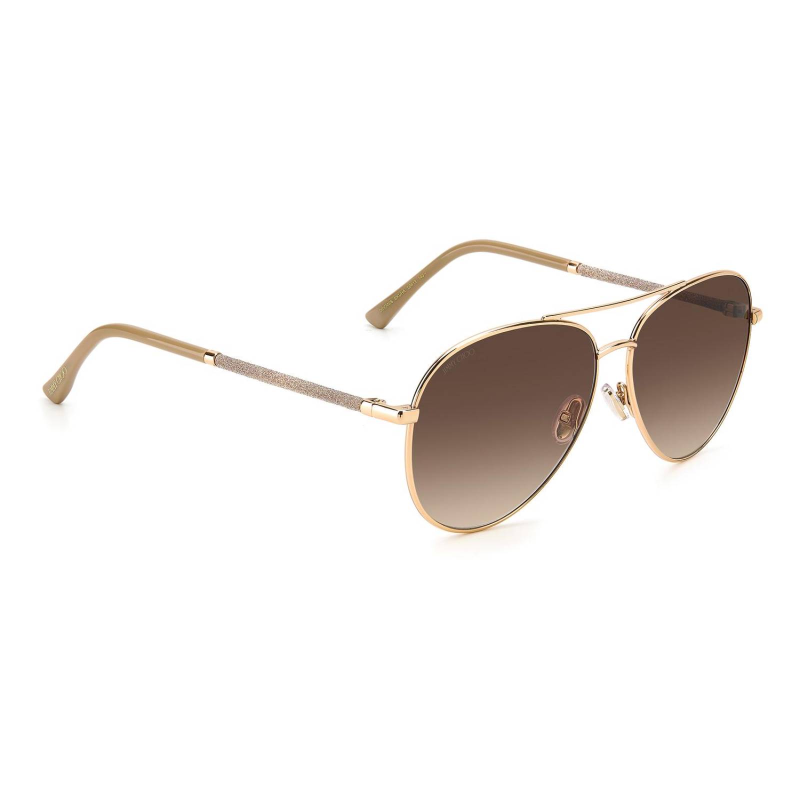 Lentes de Sol Jimmy Choo para Mujer 204229BKU59HA Devan/S Dorado