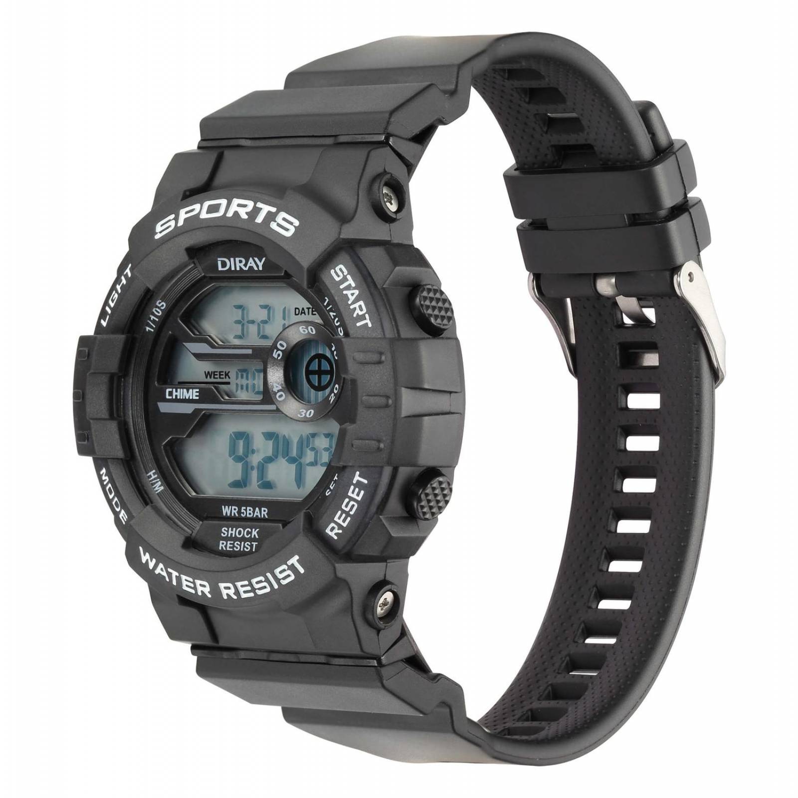 Reloj Deportivo Diray para Caballero DR2149G1 Negro 