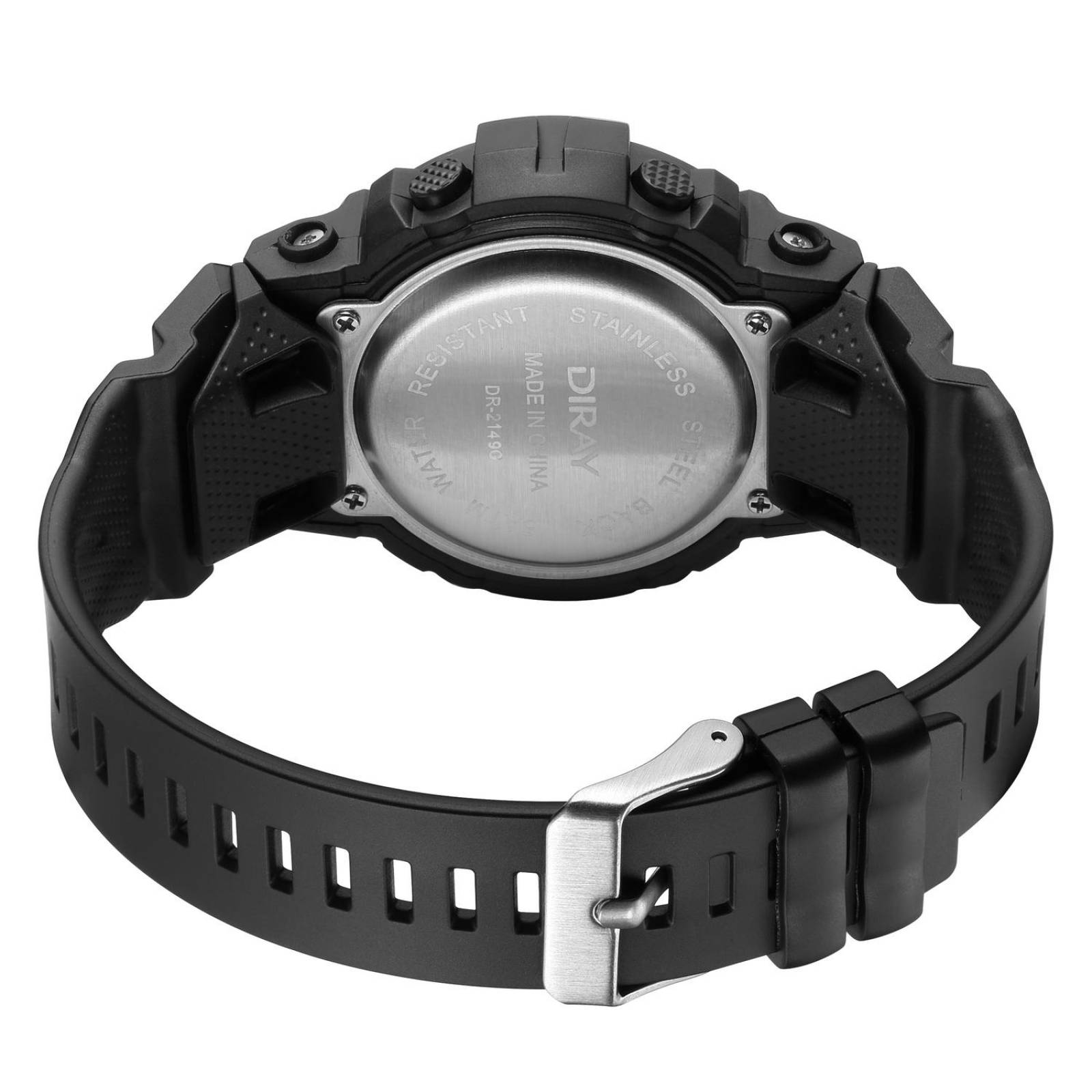 Reloj Deportivo Diray para Caballero DR2149G1 Negro 