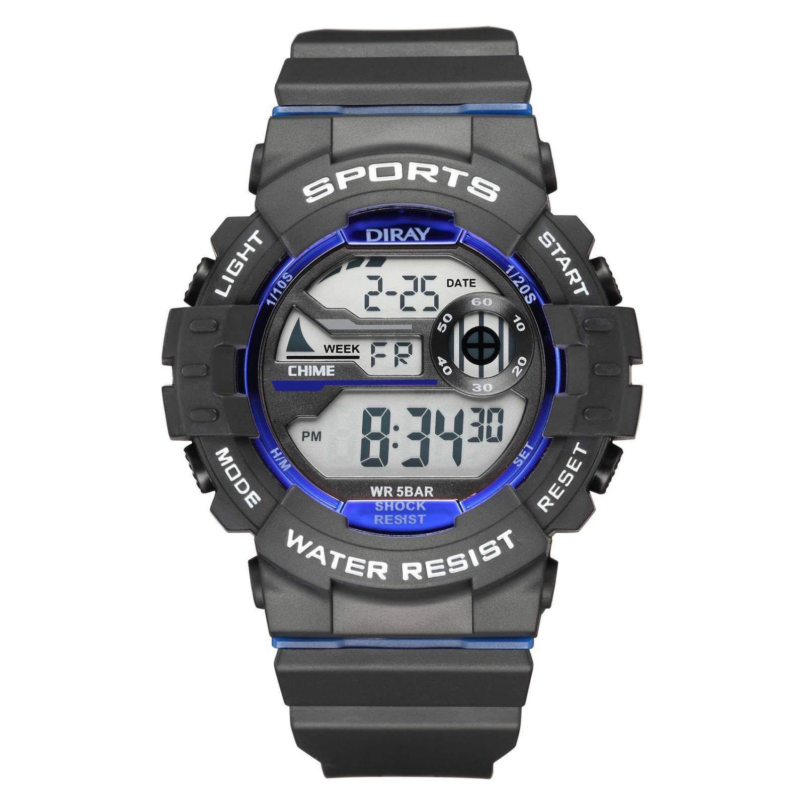 Reloj negro online deportivo