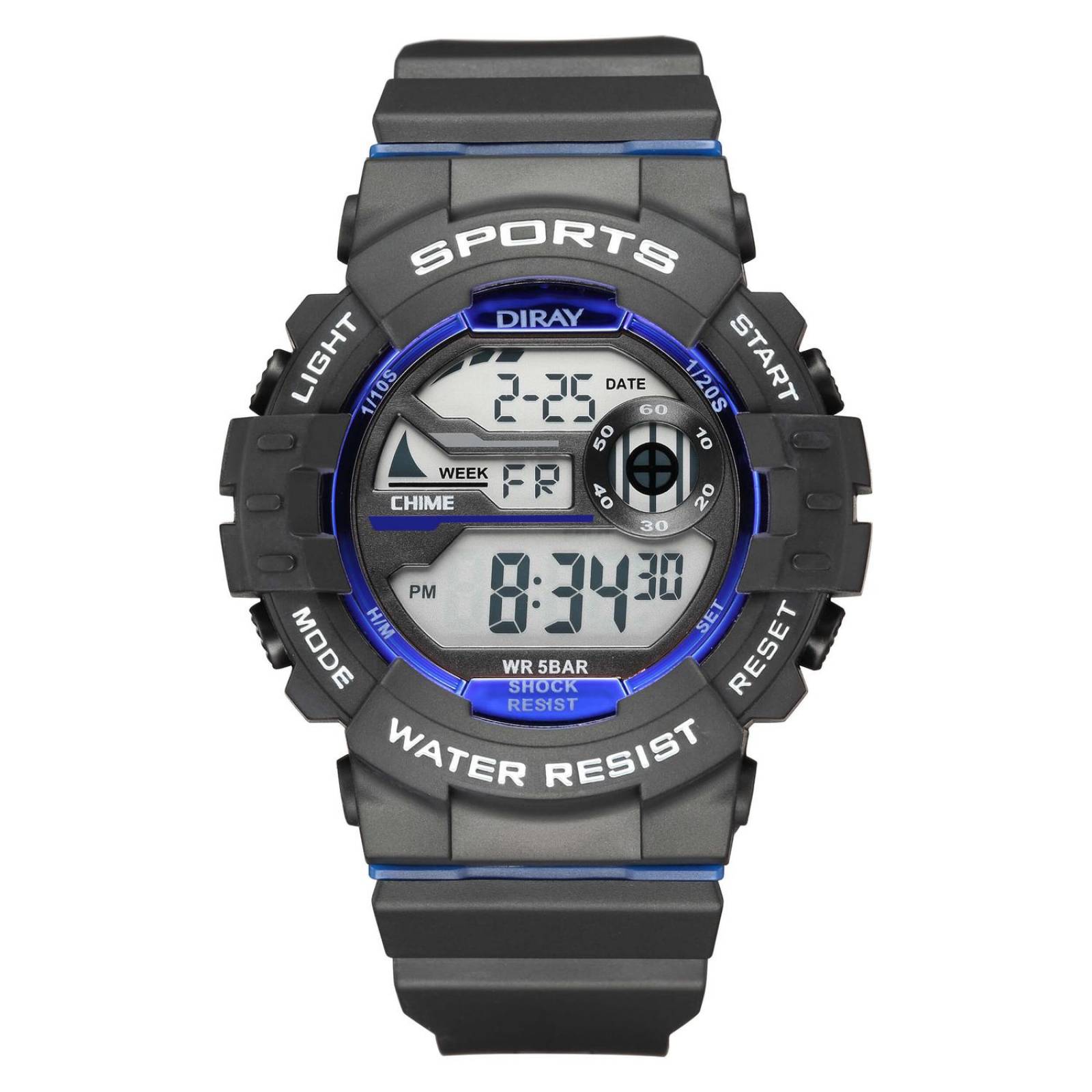 Reloj Deportivo Diray para Caballero DR2149G4 Negro 