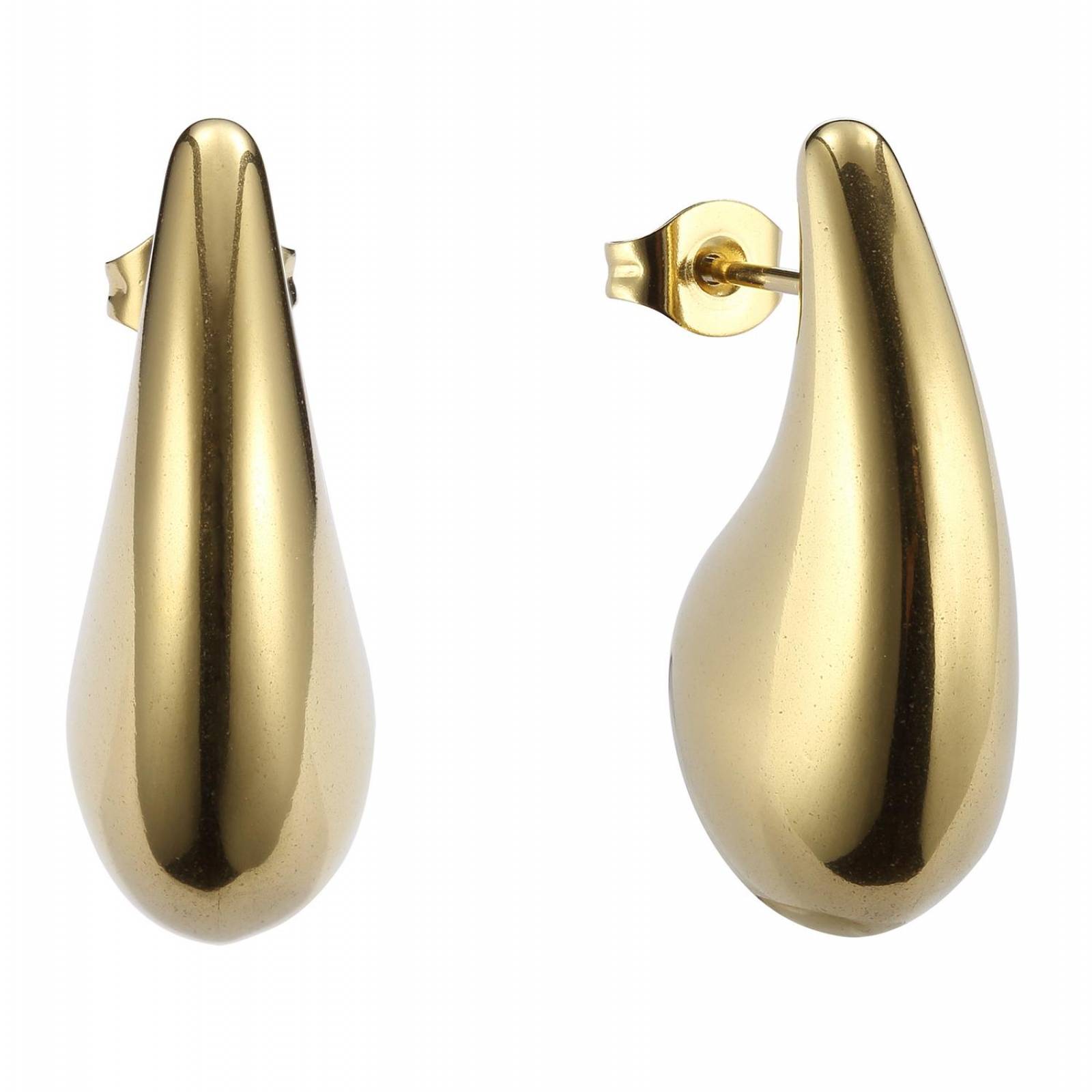 Aretes de Acero Inoxidable Enso para Mujer EJE3262G Dorado 