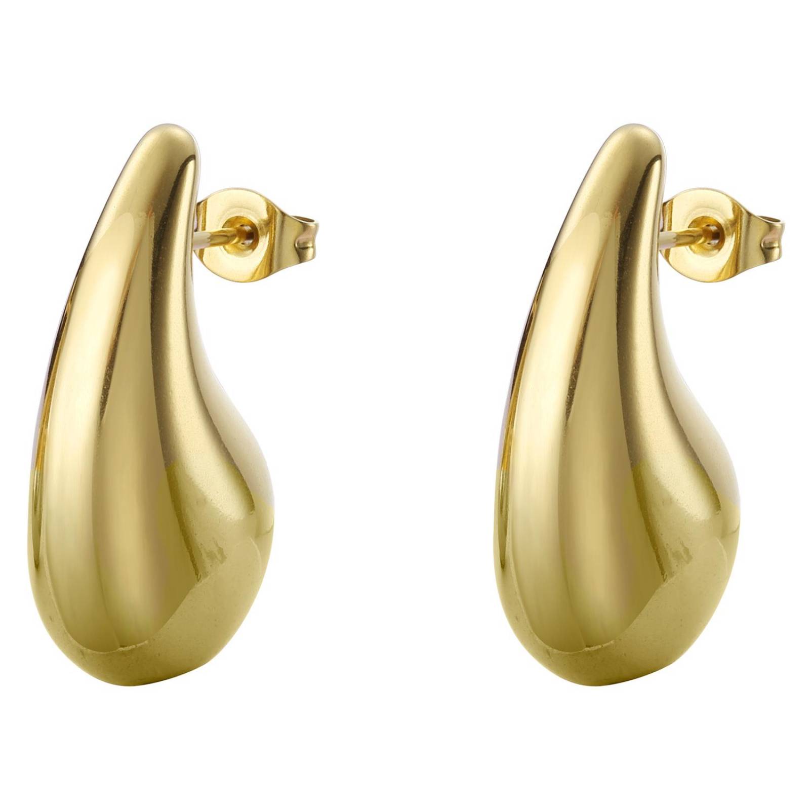 Aretes de Acero Inoxidable Enso para Mujer EJE3262G Dorado 
