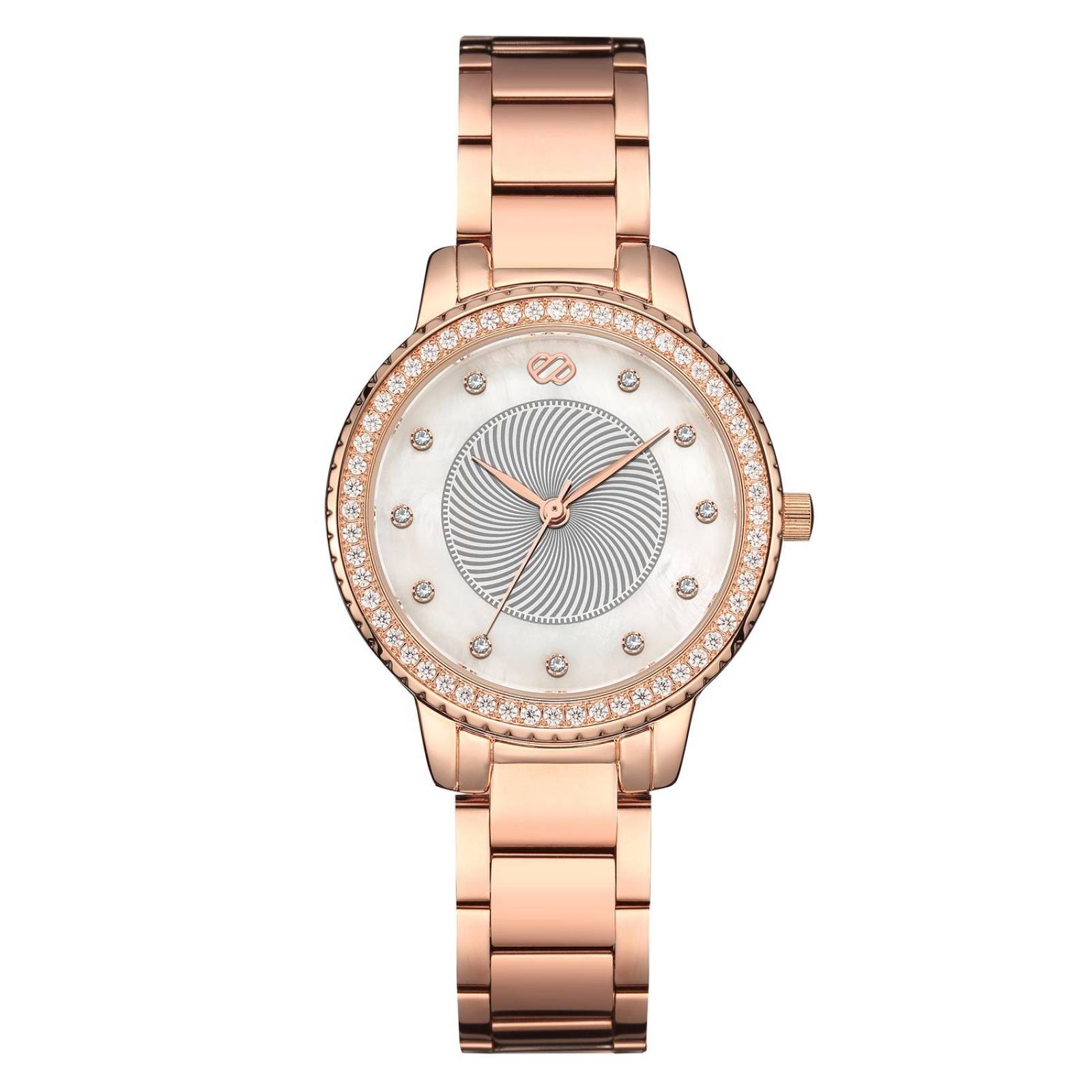 Set de Reloj Collar y Aretes Enso para Mujer EWBSL07 Oro Rosa