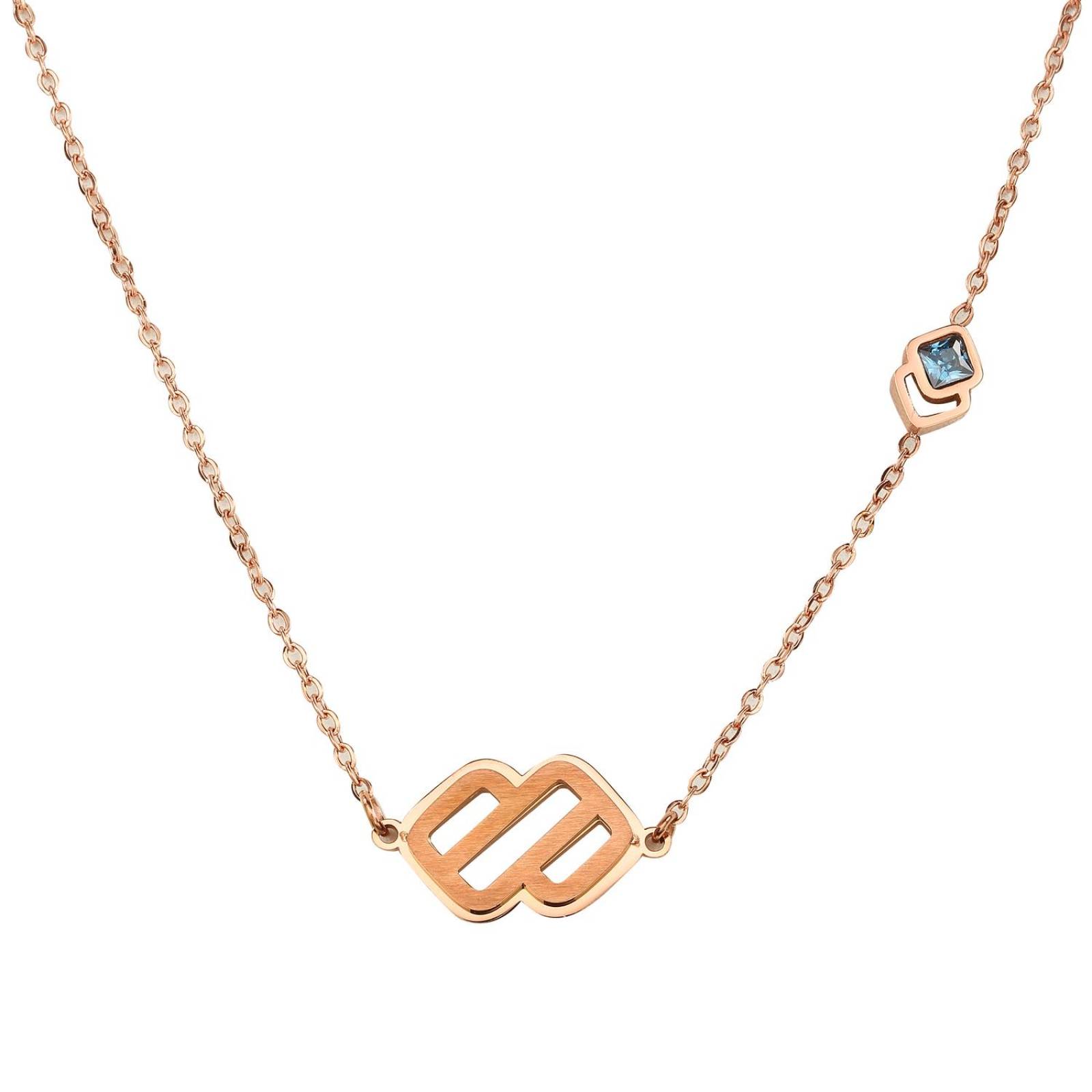Set de Reloj Collar y Aretes Enso para Mujer EWBSL07 Oro Rosa