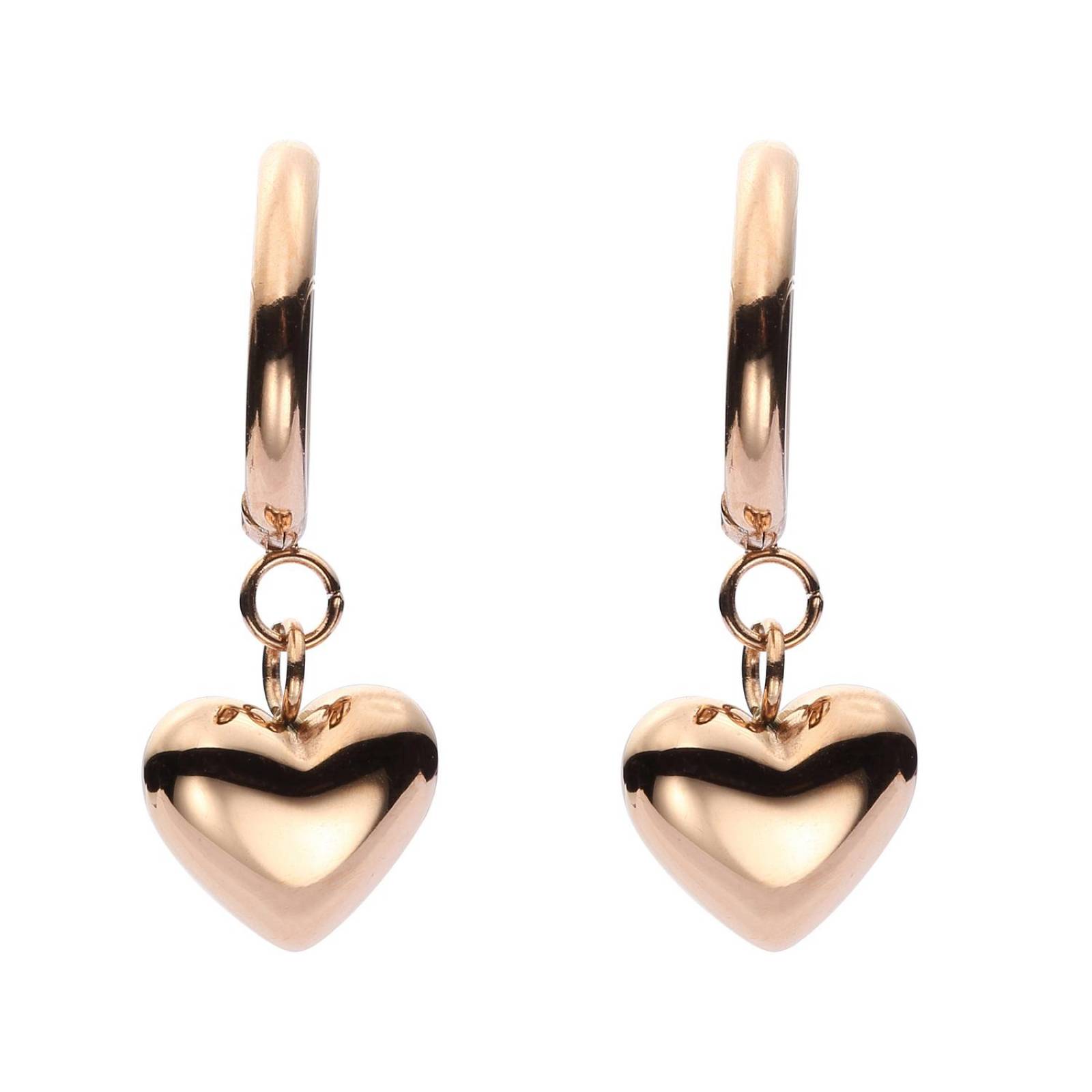 Aretes de Acero Inoxidable Enso para Mujer EJE3290R Oro Rosa 