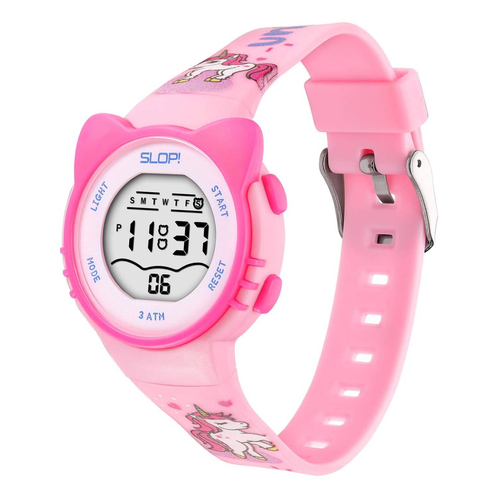 Reloj Infantil Slop para Niña SW2206LK5 Rosa Print Unicornios 