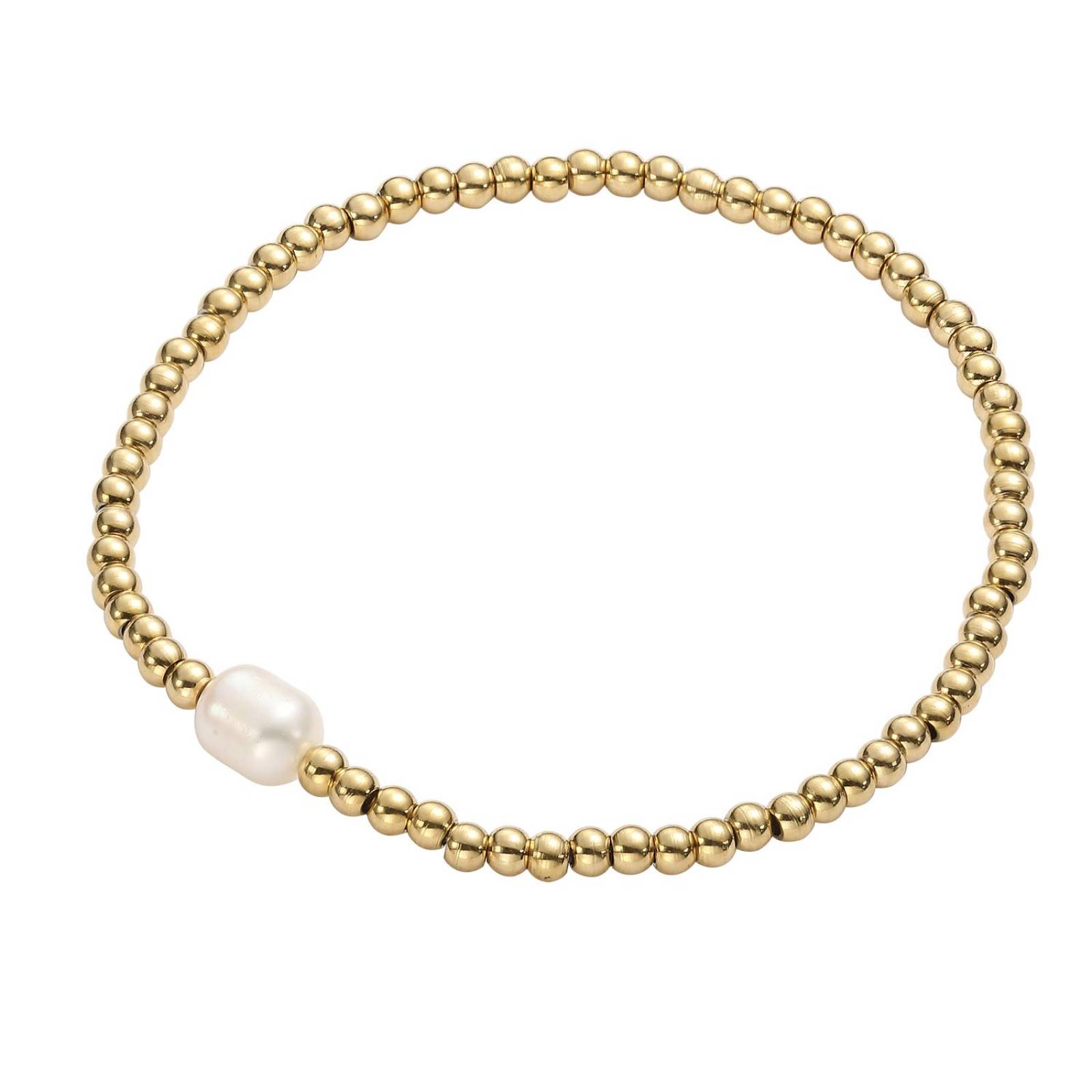 Pulsera de Acero Inoxidable Enso para Mujer EJB3298G Dorado 