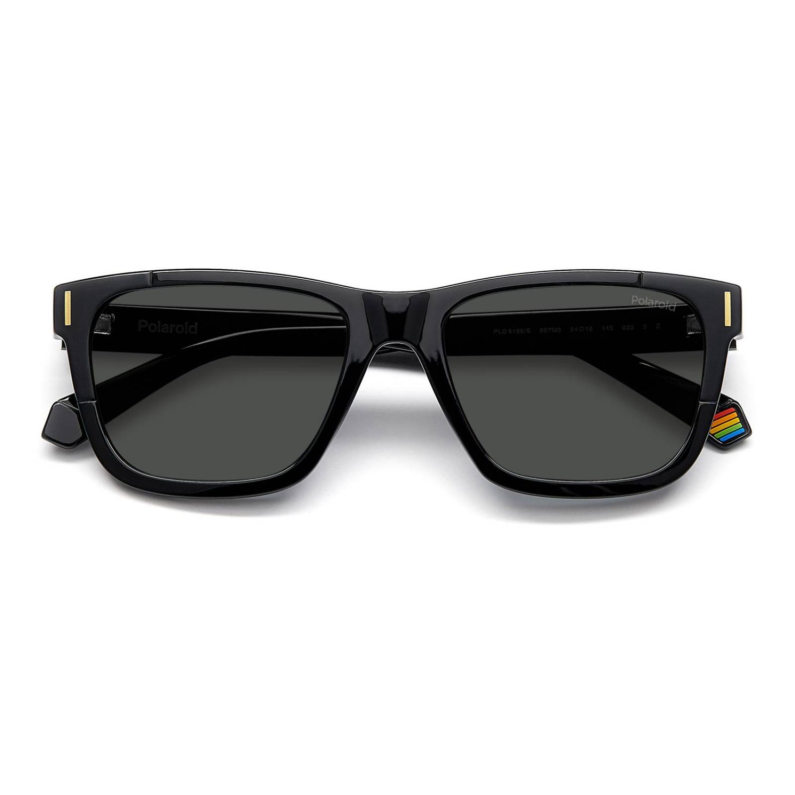 Lentes de Sol Polaroid Hombre Mujer PLD 6186/S Black 
