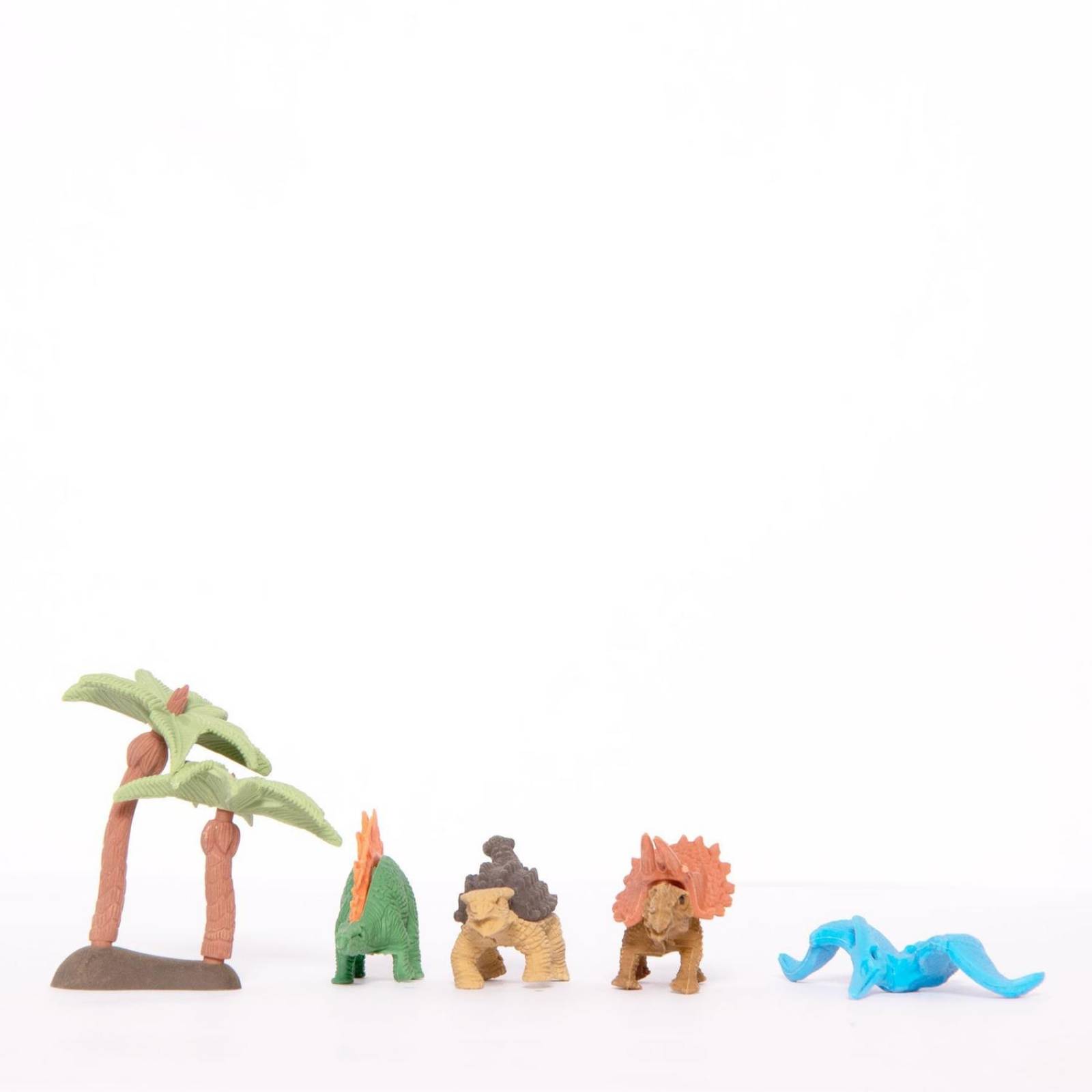 Colección de gomas para borrar dinosaurios