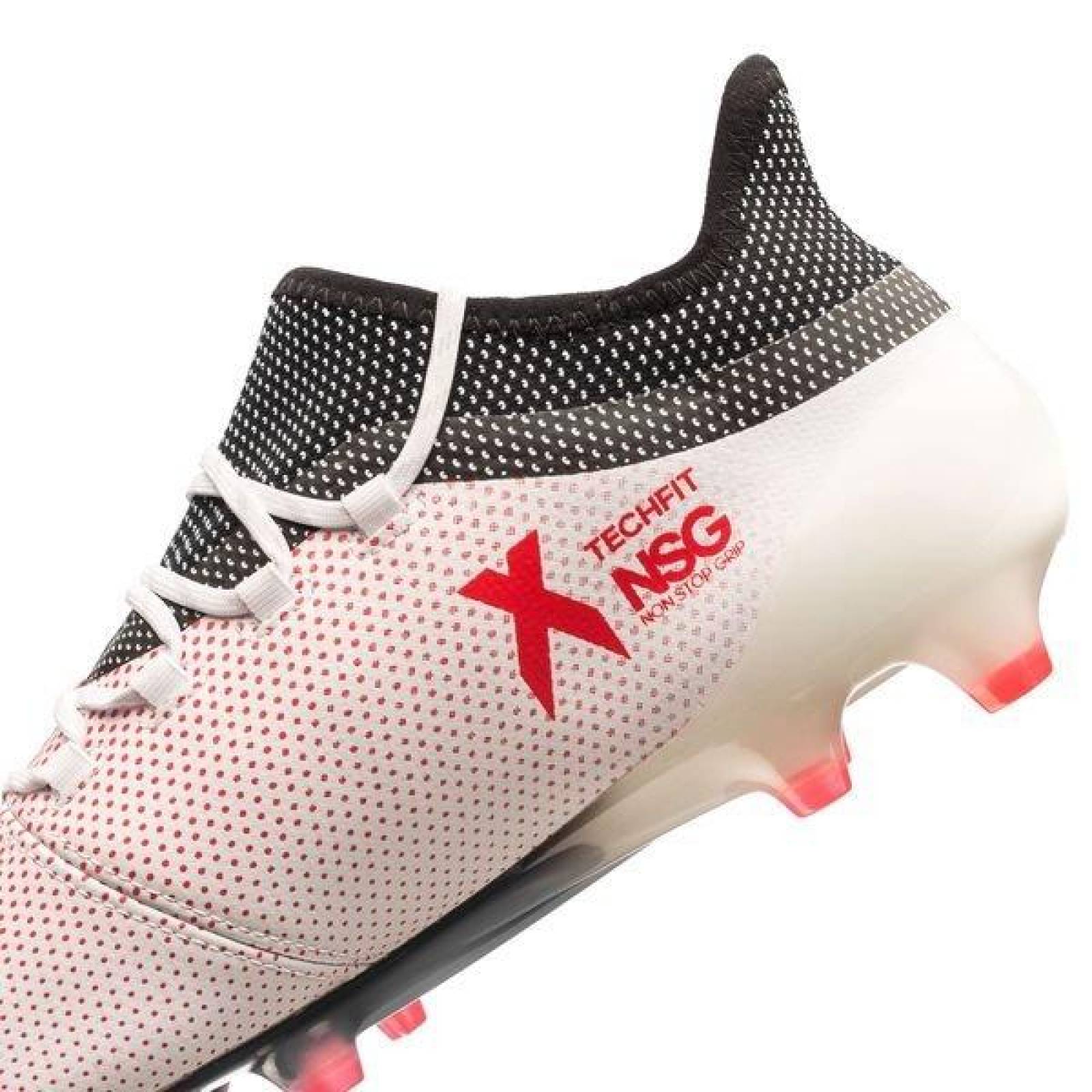 Tacos de Futbol Adidas X 17.1 FG Blanco 