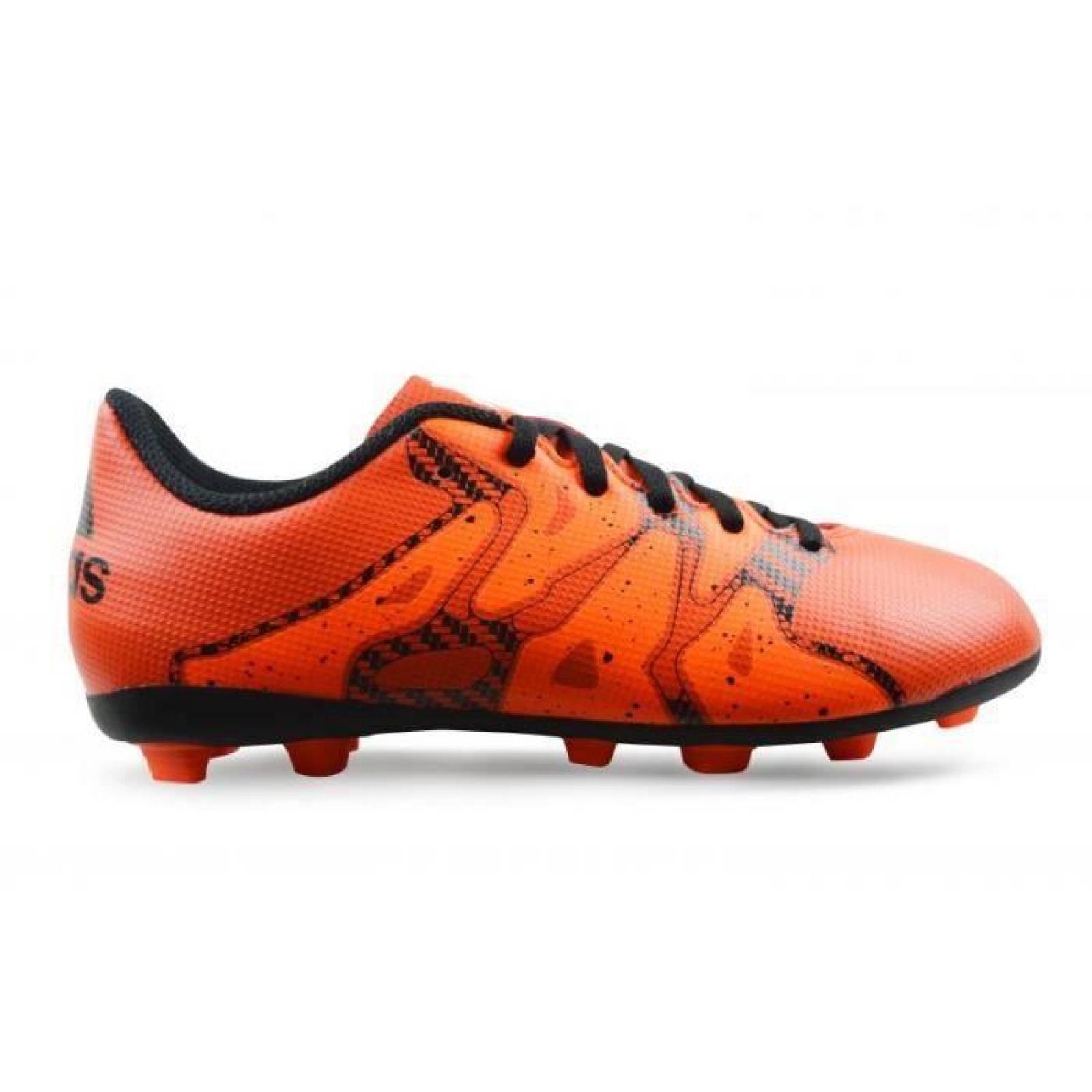 Tacos De Fútbol Adidas X 15.4 FXG Naranja Juvenil 